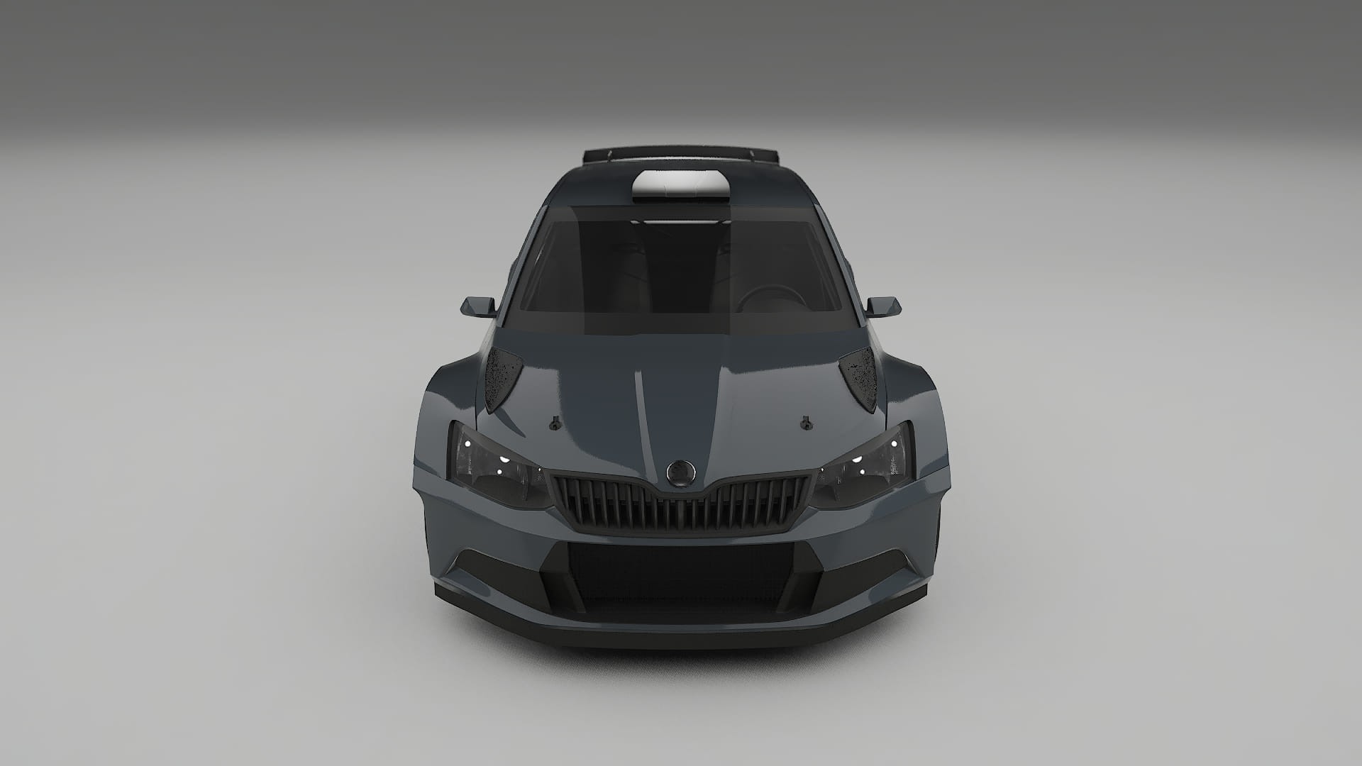 Škoda Fabia R5 6V TPU Lackskyddsfilm | GRANITE Färgskiftande PPF – Komplett Förskuret Kit