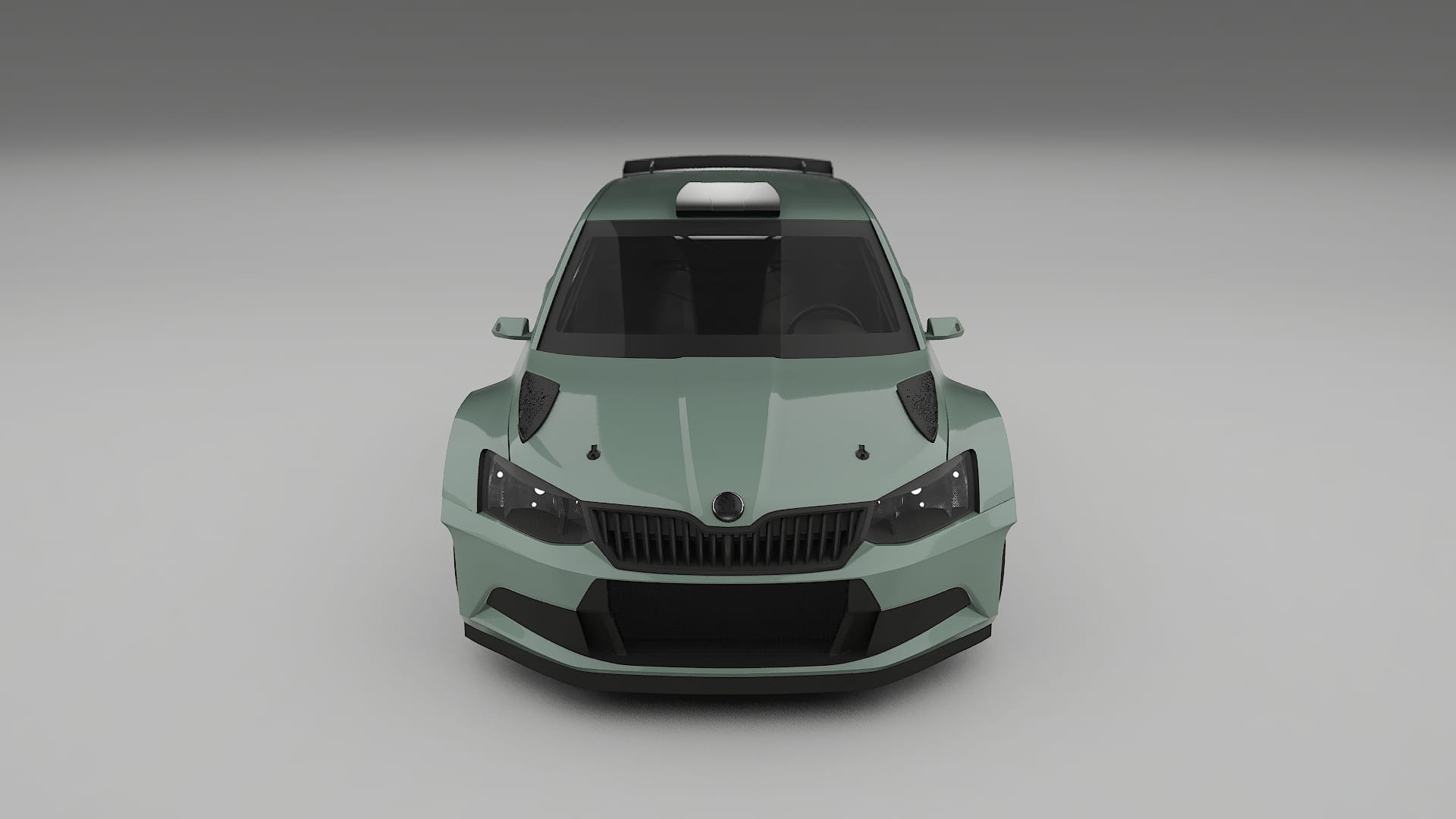 Škoda Fabia R5 6V TPU Lackskyddsfilm | CINDER Färgskiftande PPF – Komplett Förskuret Kit