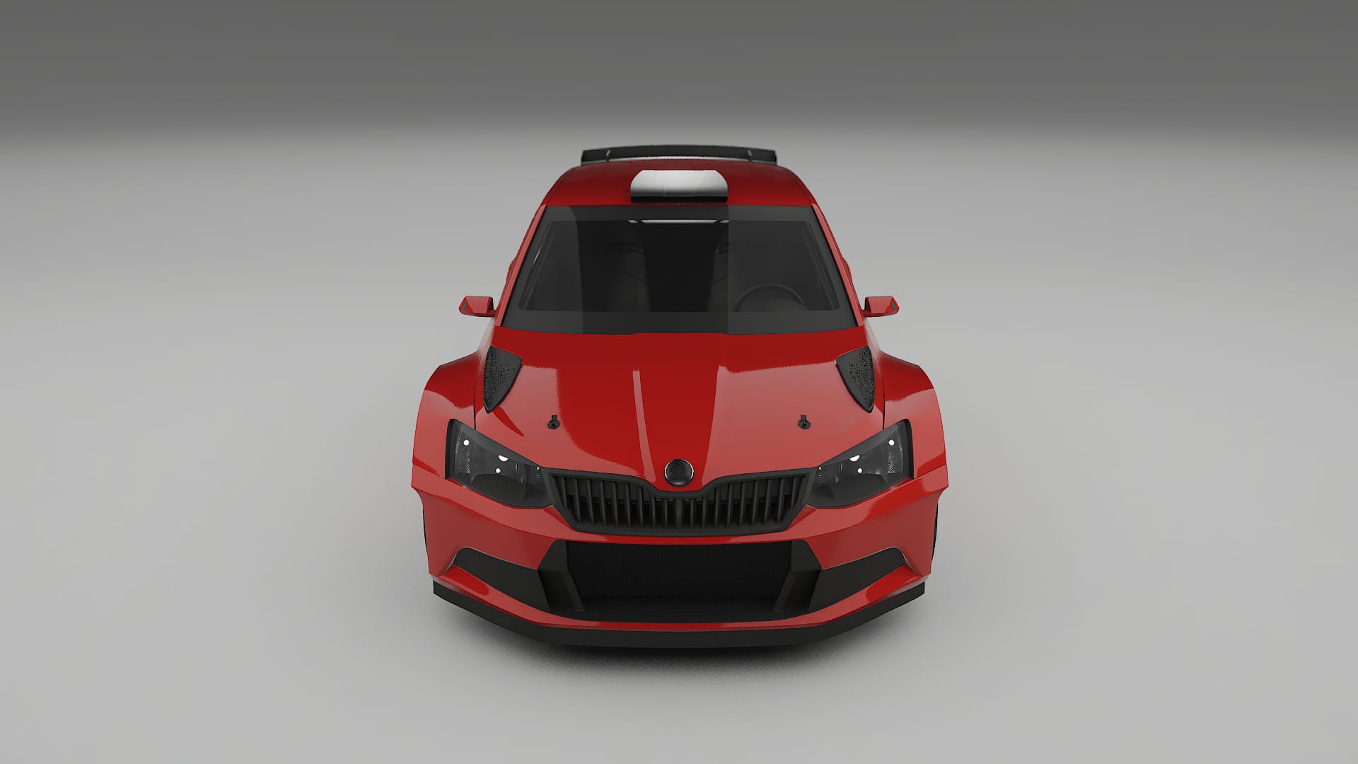 Škoda Fabia R5 6V TPU Lackskyddsfilm | BLAZE Färgskiftande PPF – Komplett Förskuret Kit