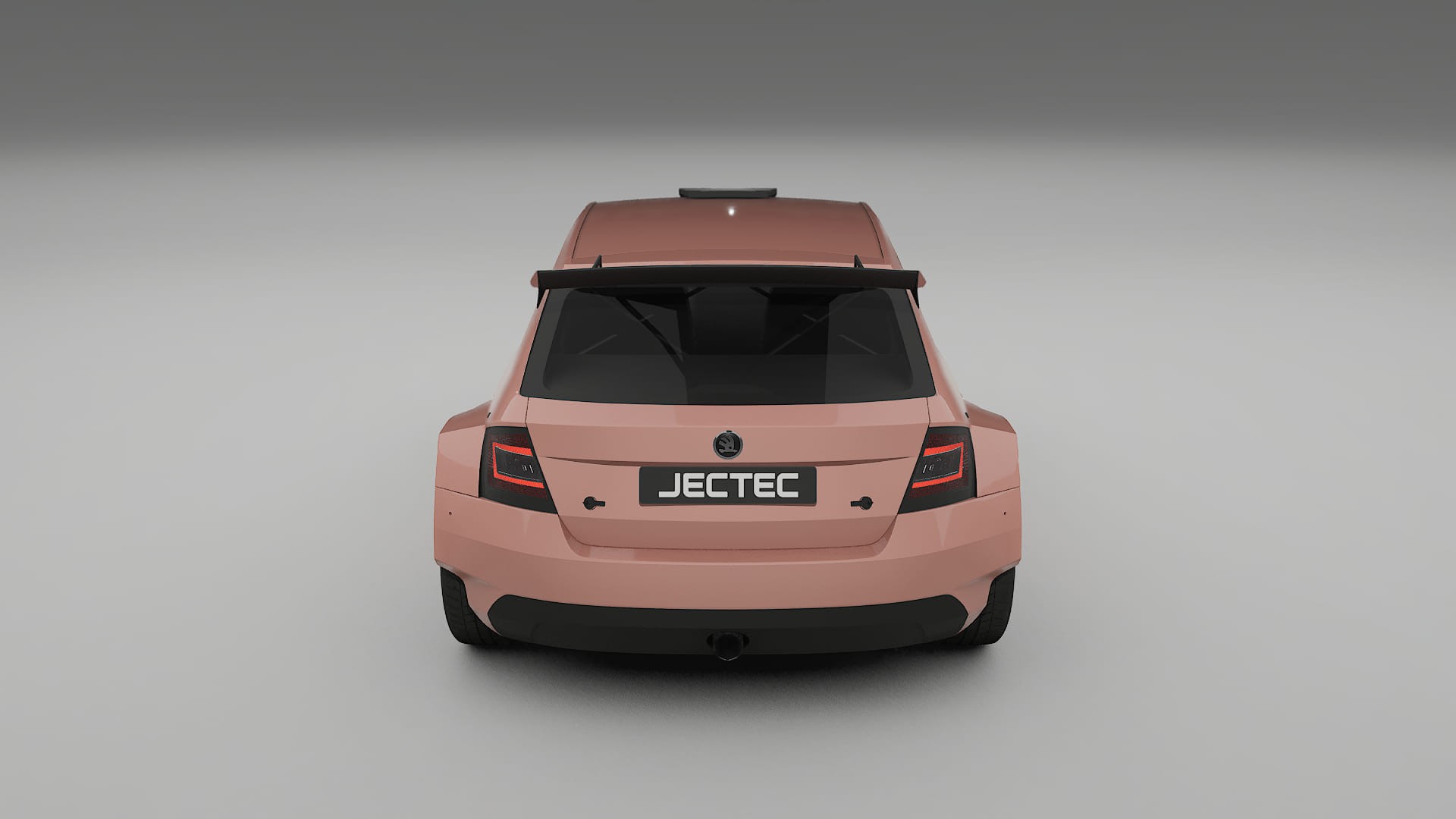 Škoda Fabia R5 6V TPU Lackskyddsfilm | BLUSH Färgskiftande PPF – Komplett Förskuret Kit