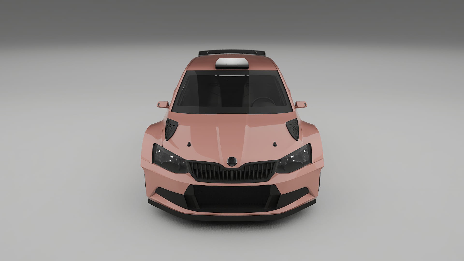 Škoda Fabia R5 6V TPU Lackskyddsfilm | BLUSH Färgskiftande PPF – Komplett Förskuret Kit