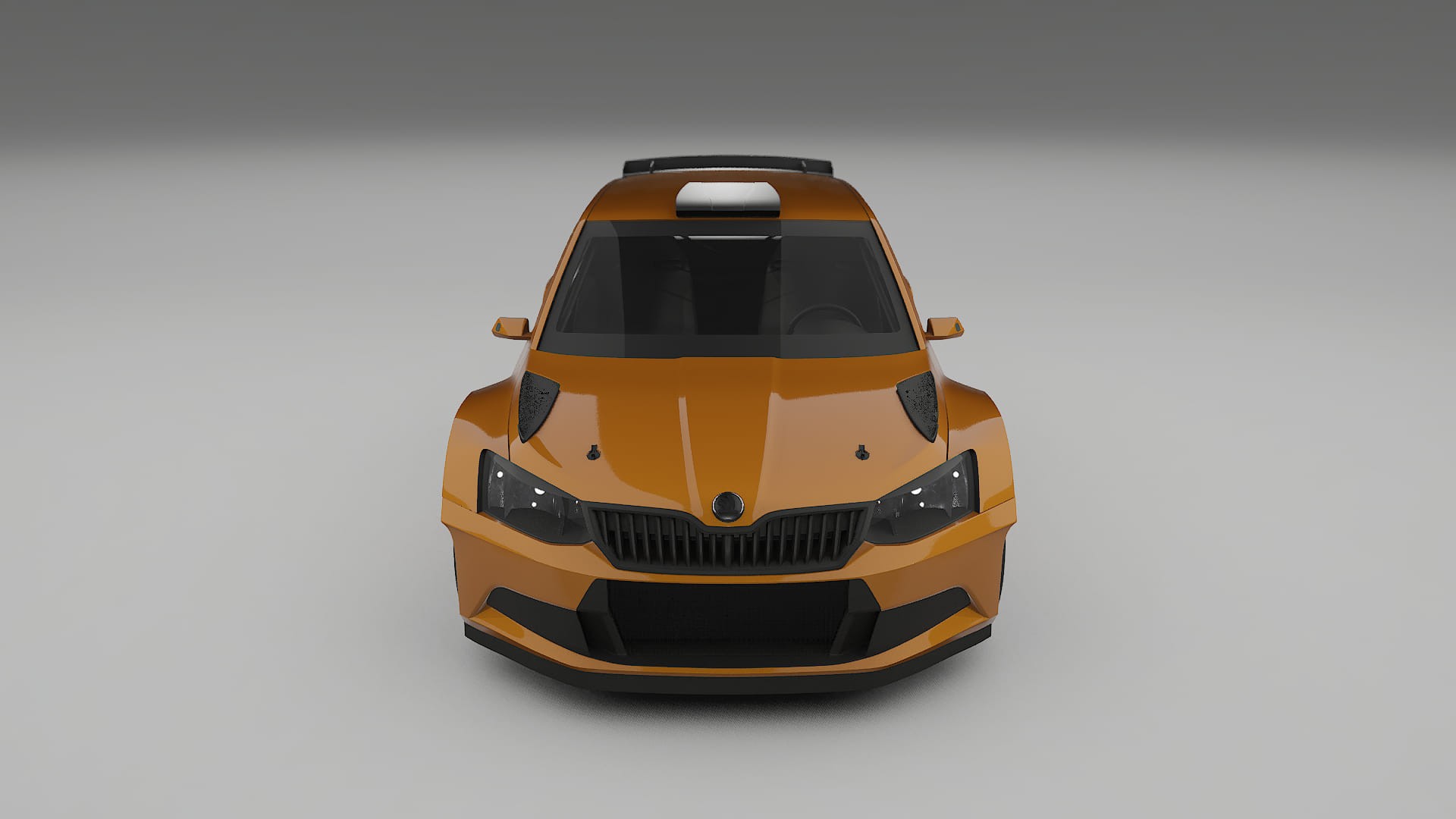 Škoda Fabia R5 6V TPU Lackskyddsfilm | DAISY Färgskiftande PPF – Komplett Förskuret Kit