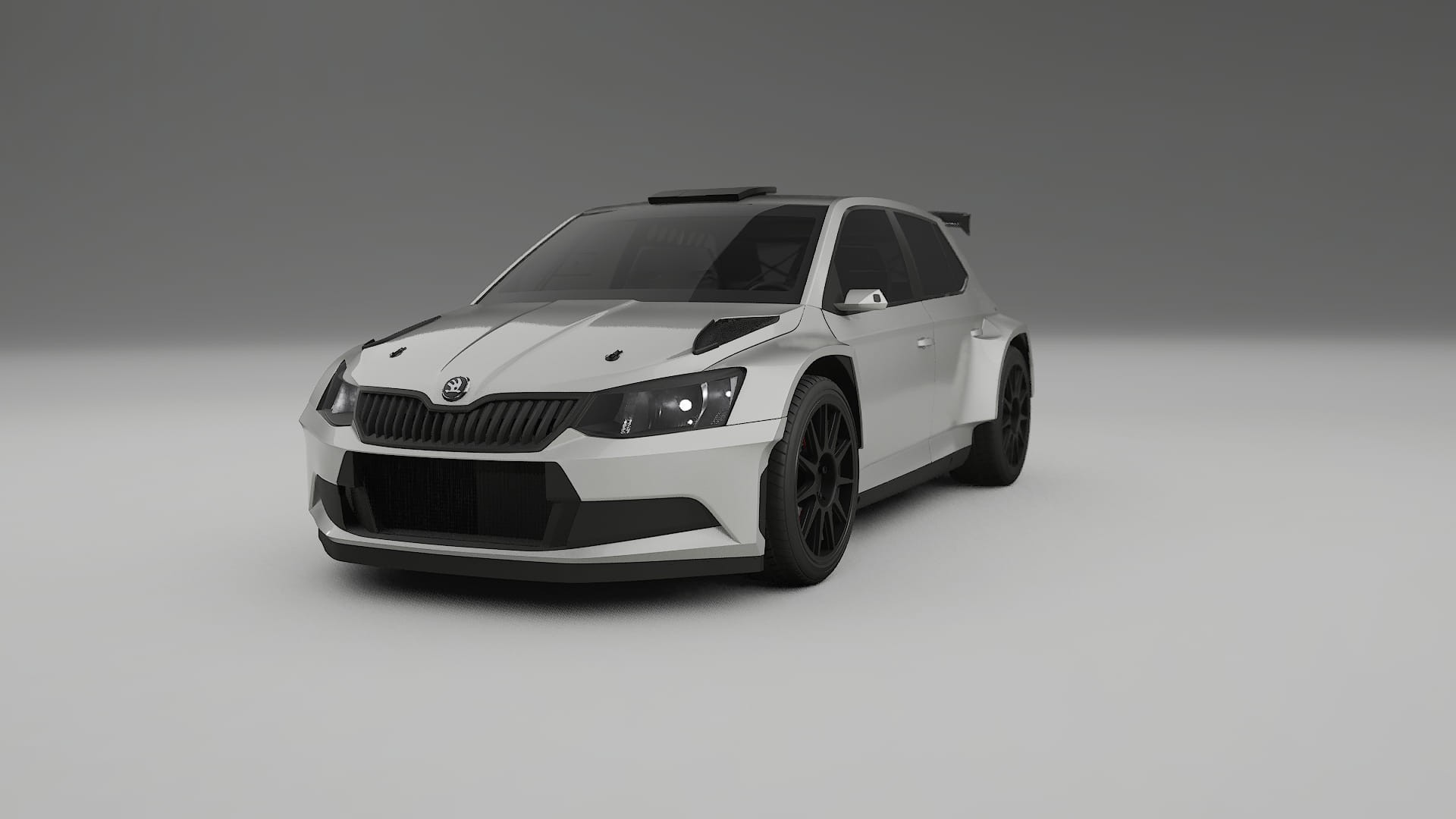 Škoda Fabia R5 6V TPU Lackskyddsfilm | PEARL Färgskiftande PPF – Komplett Förskuret Kit