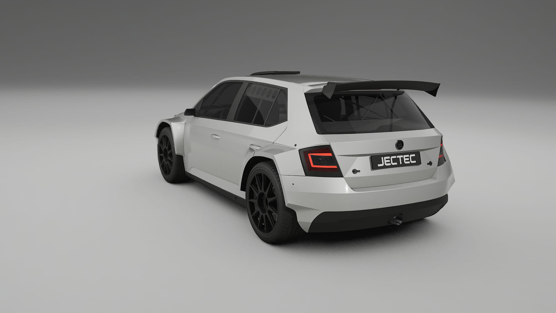 Škoda Fabia R5 6V TPU Lackskyddsfilm | PEARL Färgskiftande PPF – Komplett Förskuret Kit