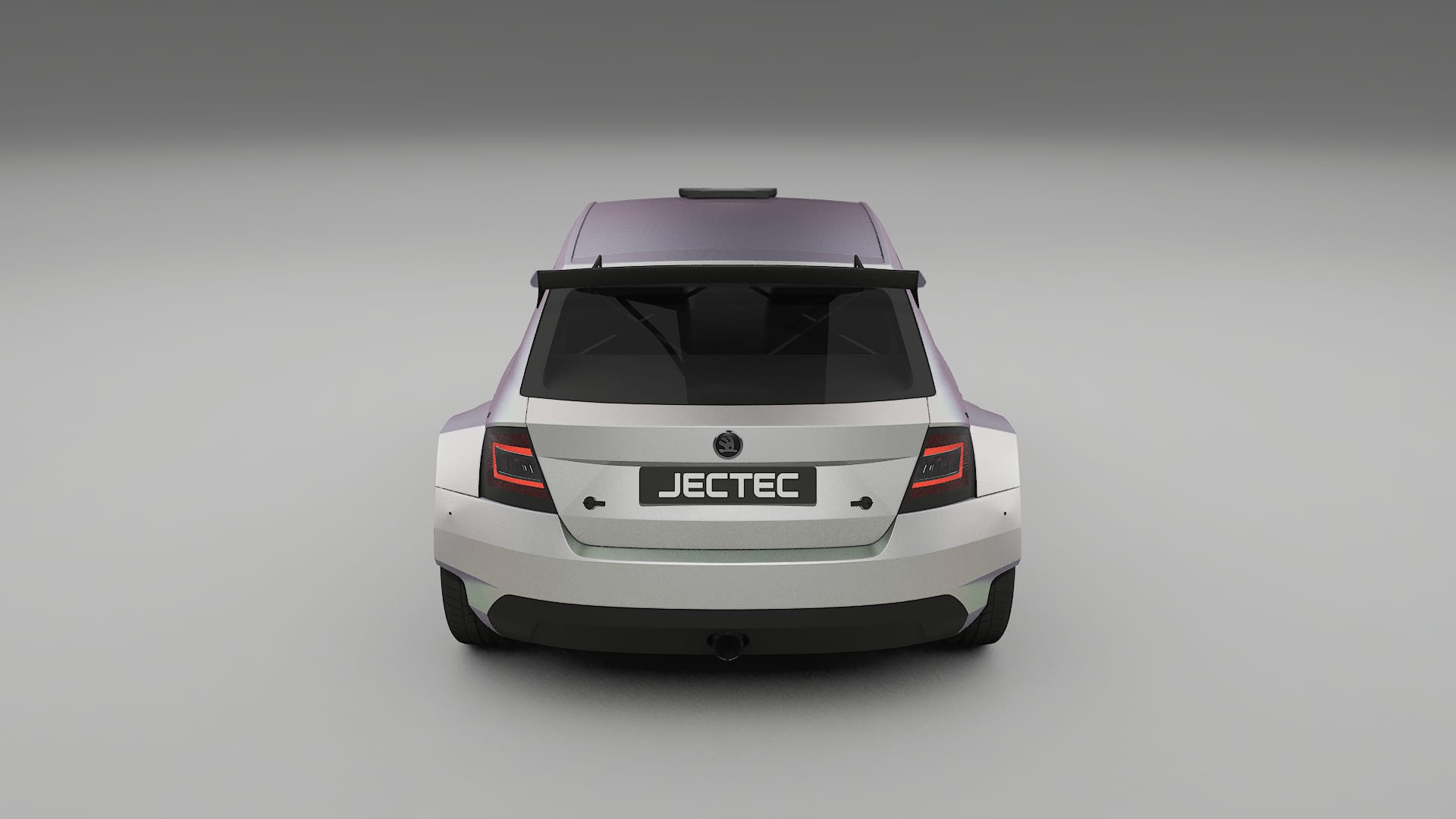 Škoda Fabia R5 6V TPU Lackskyddsfilm | NEBULA Färgskiftande PPF – Komplett Förskuret Kit