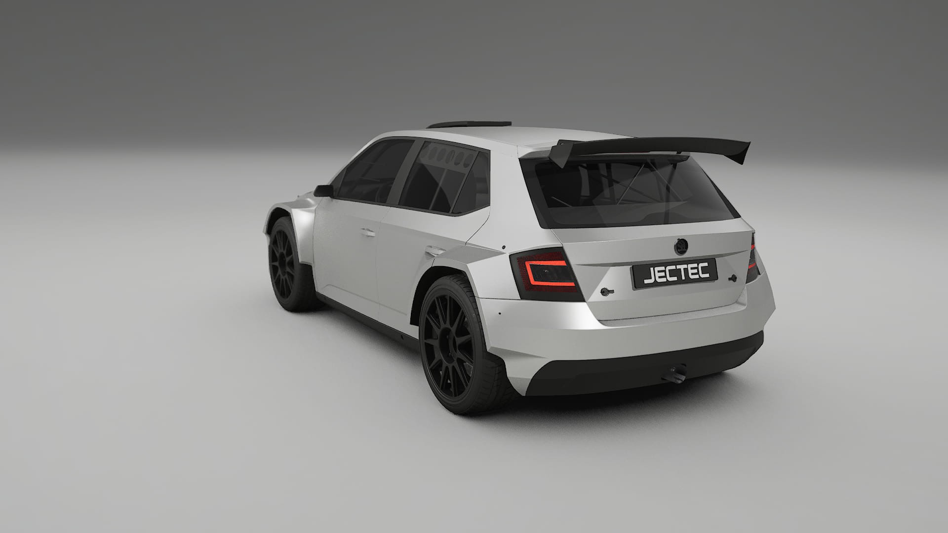 Škoda Fabia R5 6V TPU Lackskyddsfilm | OPAL Färgskiftande PPF – Komplett Förskuret Kit