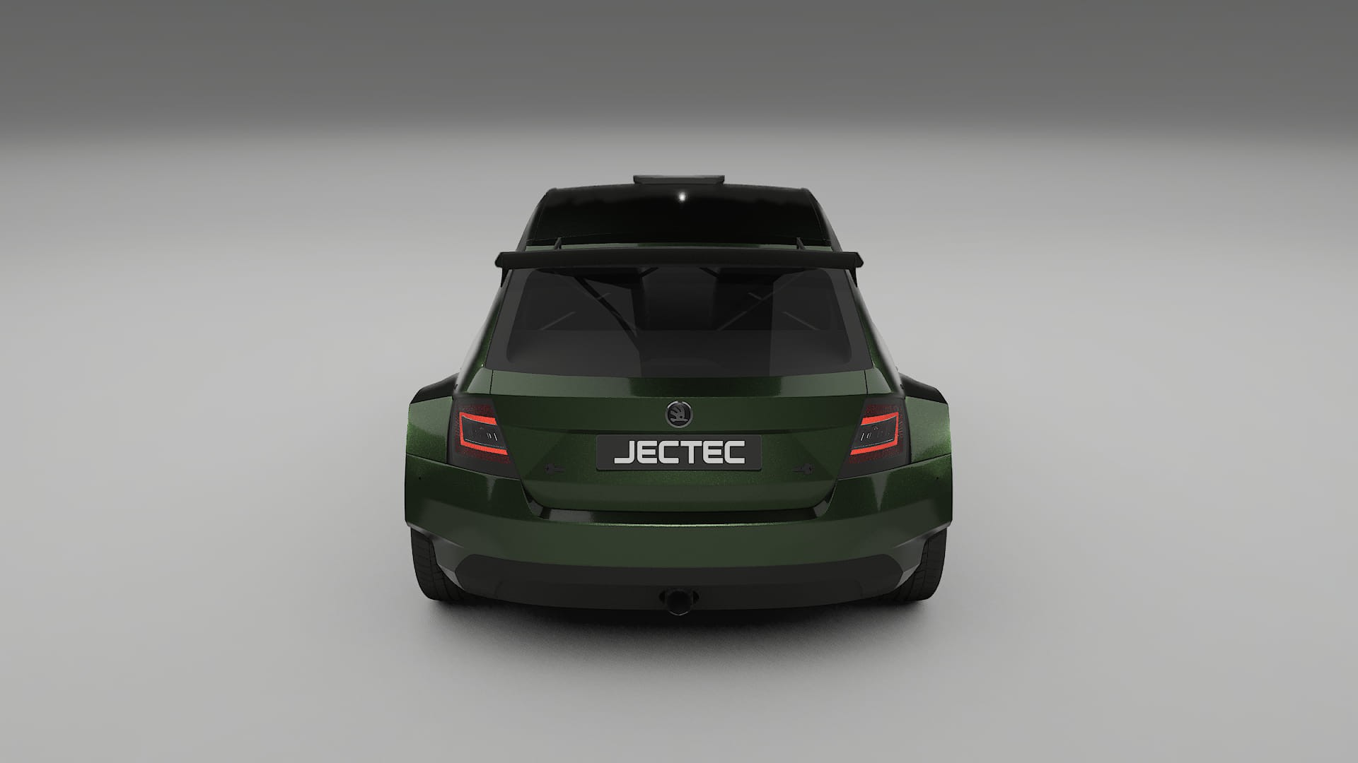 Škoda Fabia R5 6V TPU Lackskyddsfilm | LAGOON Färgskiftande PPF – Komplett Förskuret Kit