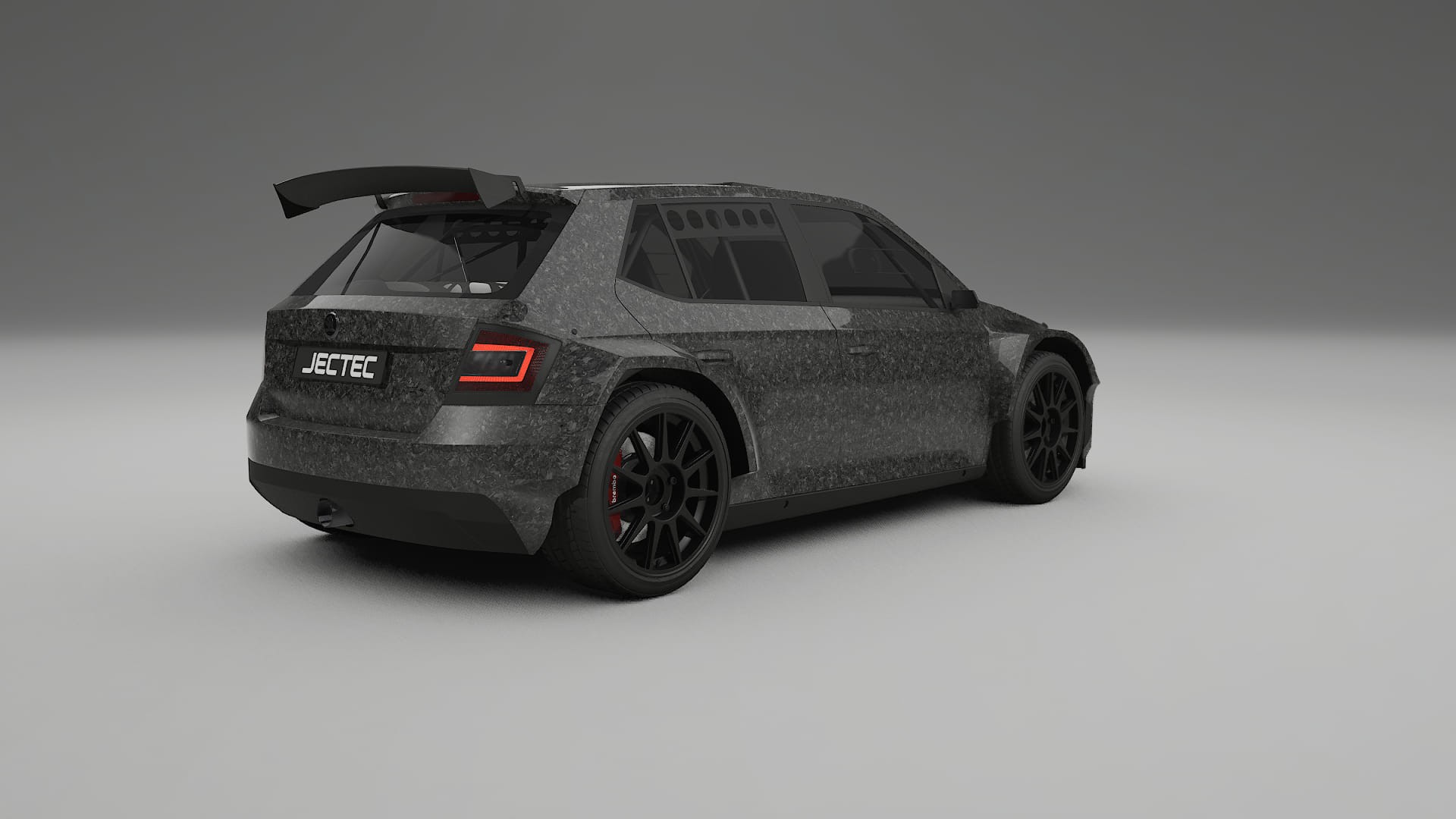 Škoda Fabia R5 6V TPU Lackskyddsfilm | FORGED S Färgskiftande PPF – Komplett Förskuret Kit