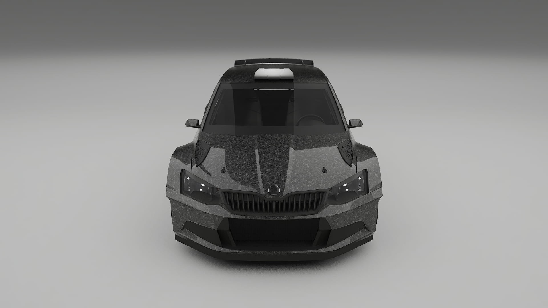 Škoda Fabia R5 6V TPU Lackskyddsfilm | FORGED S Färgskiftande PPF – Komplett Förskuret Kit