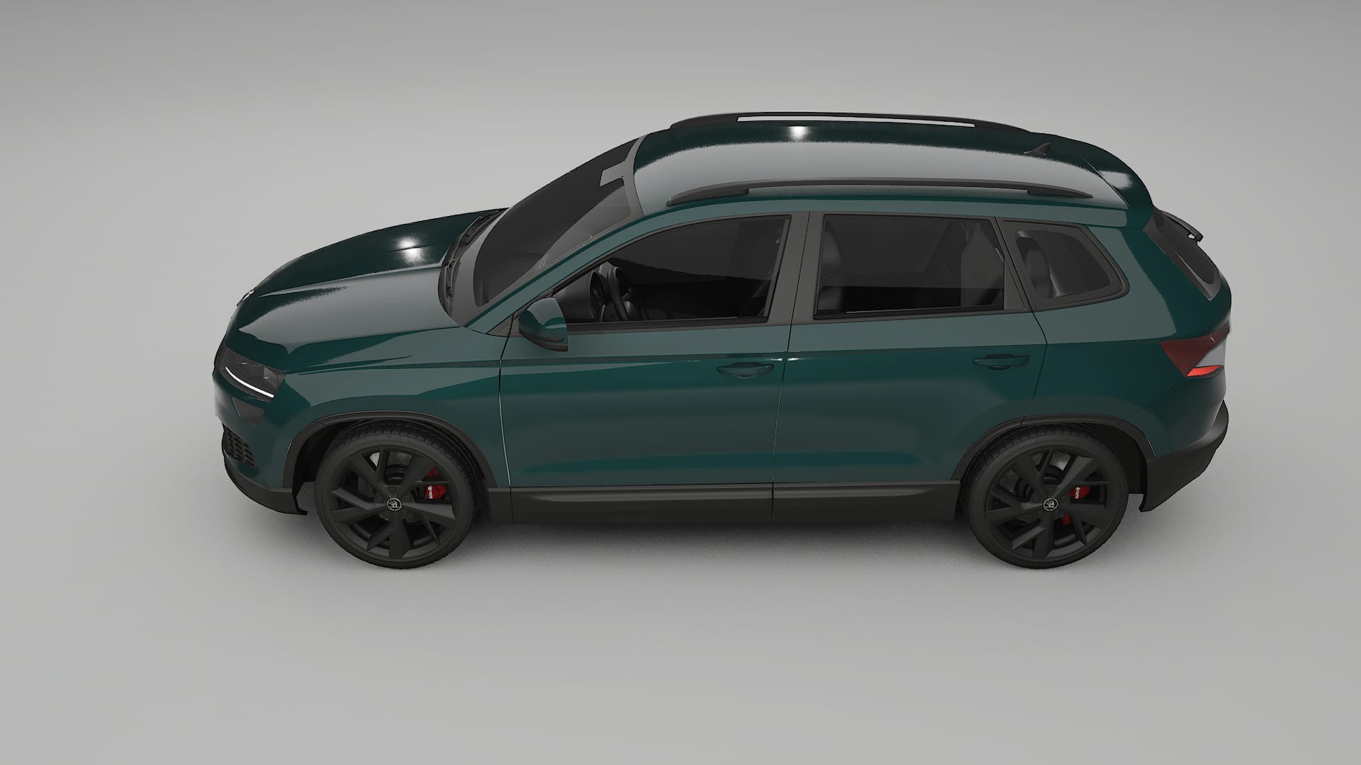 Škoda Karoq NU7 TPU Lackskyddsfilm | INFERNO Färgskiftande PPF – Komplett Förskuret Kit