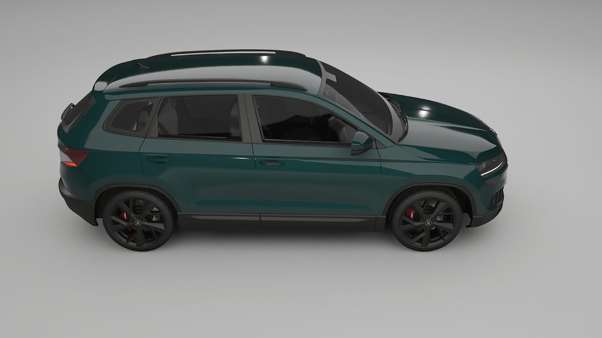 Škoda Karoq NU7 TPU Lackskyddsfilm | INFERNO Färgskiftande PPF – Komplett Förskuret Kit