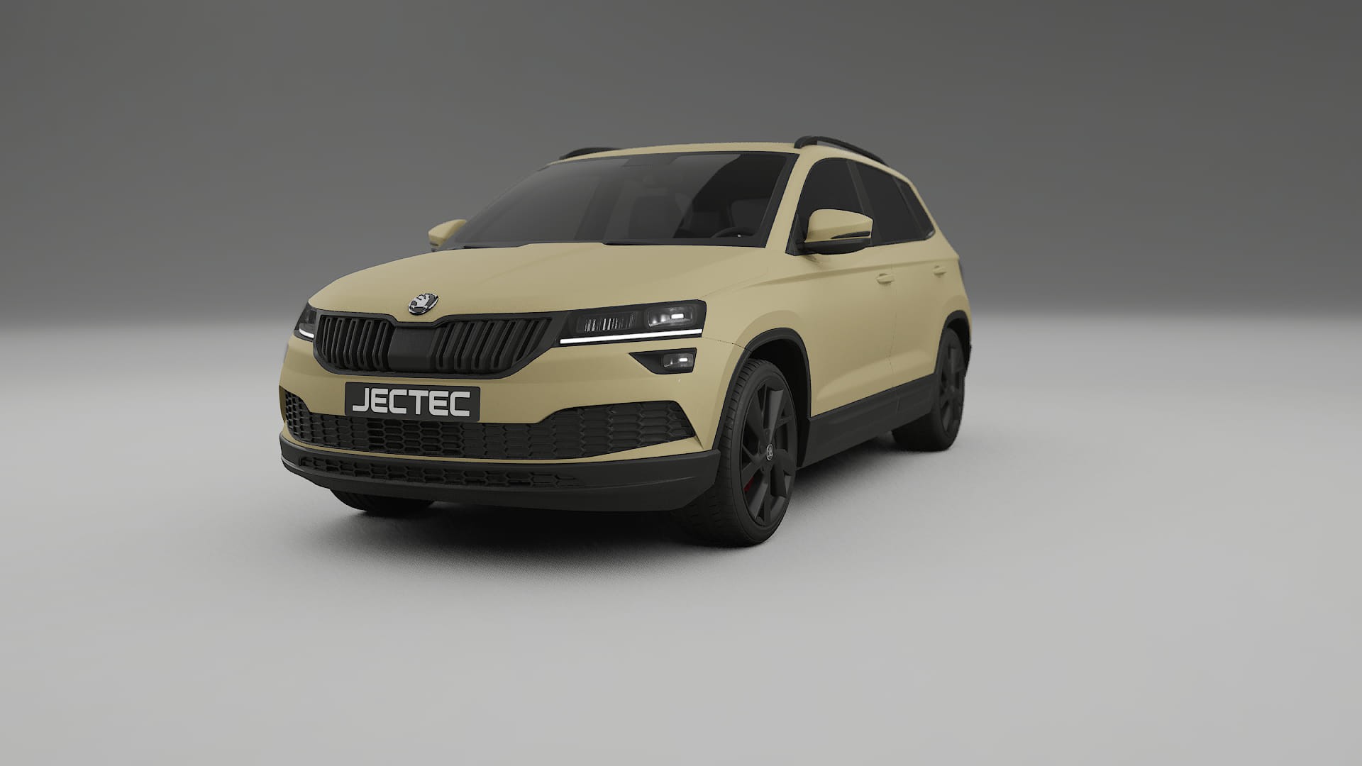 Škoda Karoq NU7 TPU Lackskyddsfilm | SAND Färgskiftande PPF – Komplett Förskuret Kit