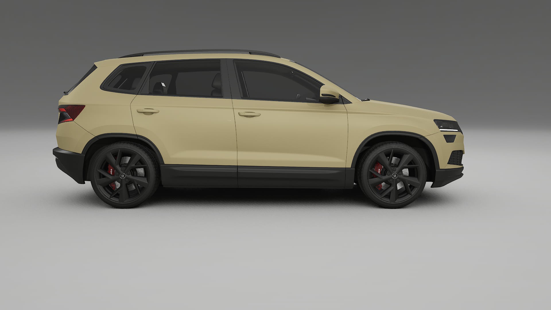 Škoda Karoq NU7 TPU Lackskyddsfilm | SAND Färgskiftande PPF – Komplett Förskuret Kit