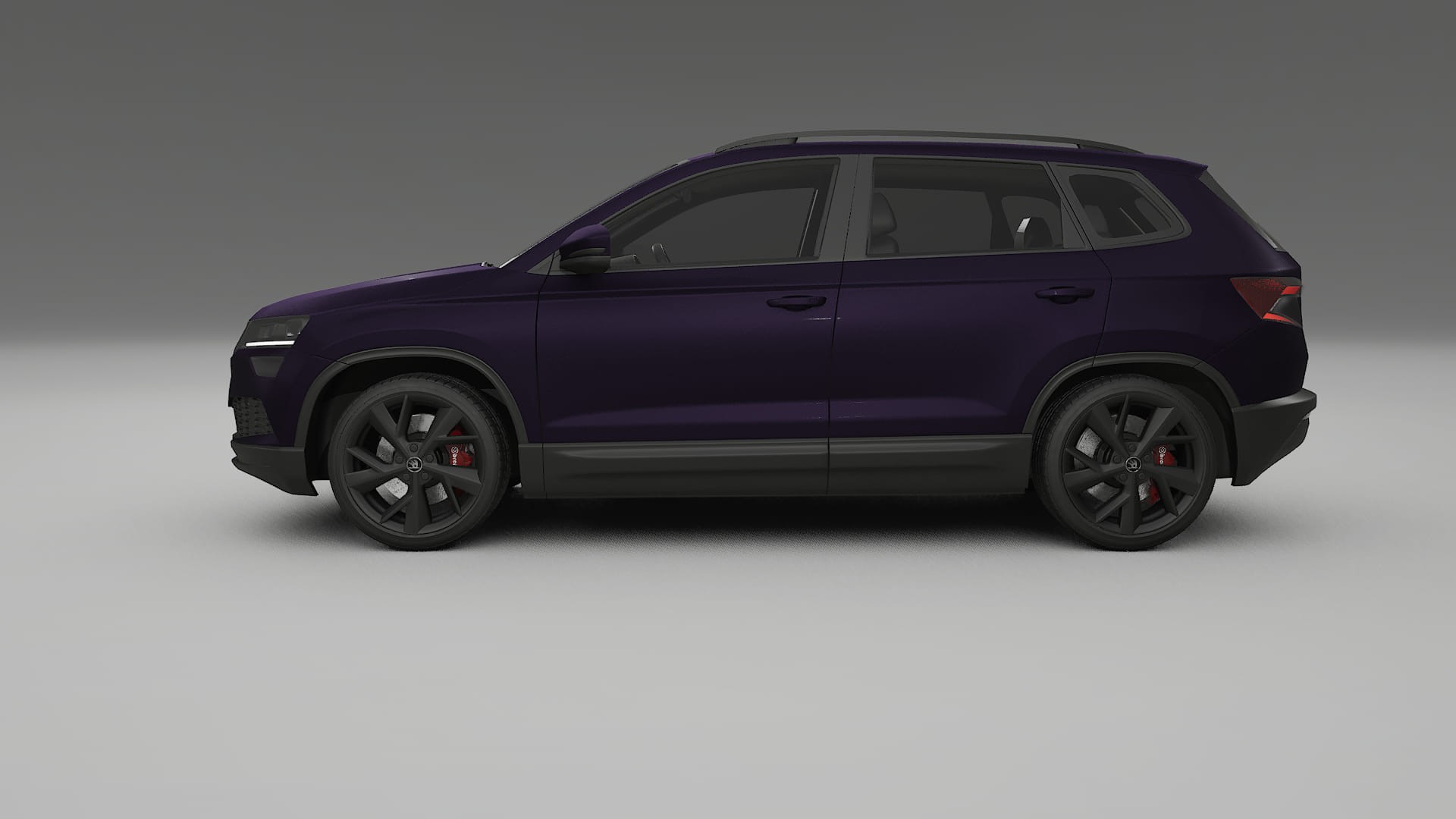 Škoda Karoq NU7 TPU Lackskyddsfilm | VIOLET Färgskiftande PPF – Komplett Förskuret Kit