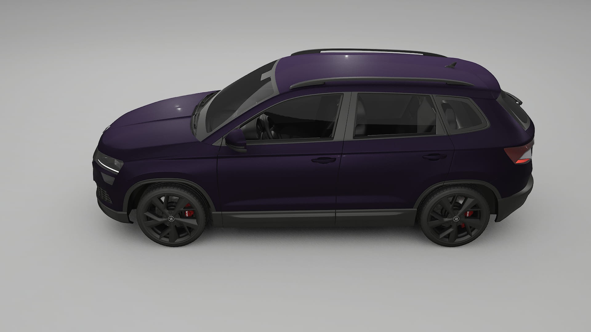 Škoda Karoq NU7 TPU Lackskyddsfilm | VIOLET Färgskiftande PPF – Komplett Förskuret Kit