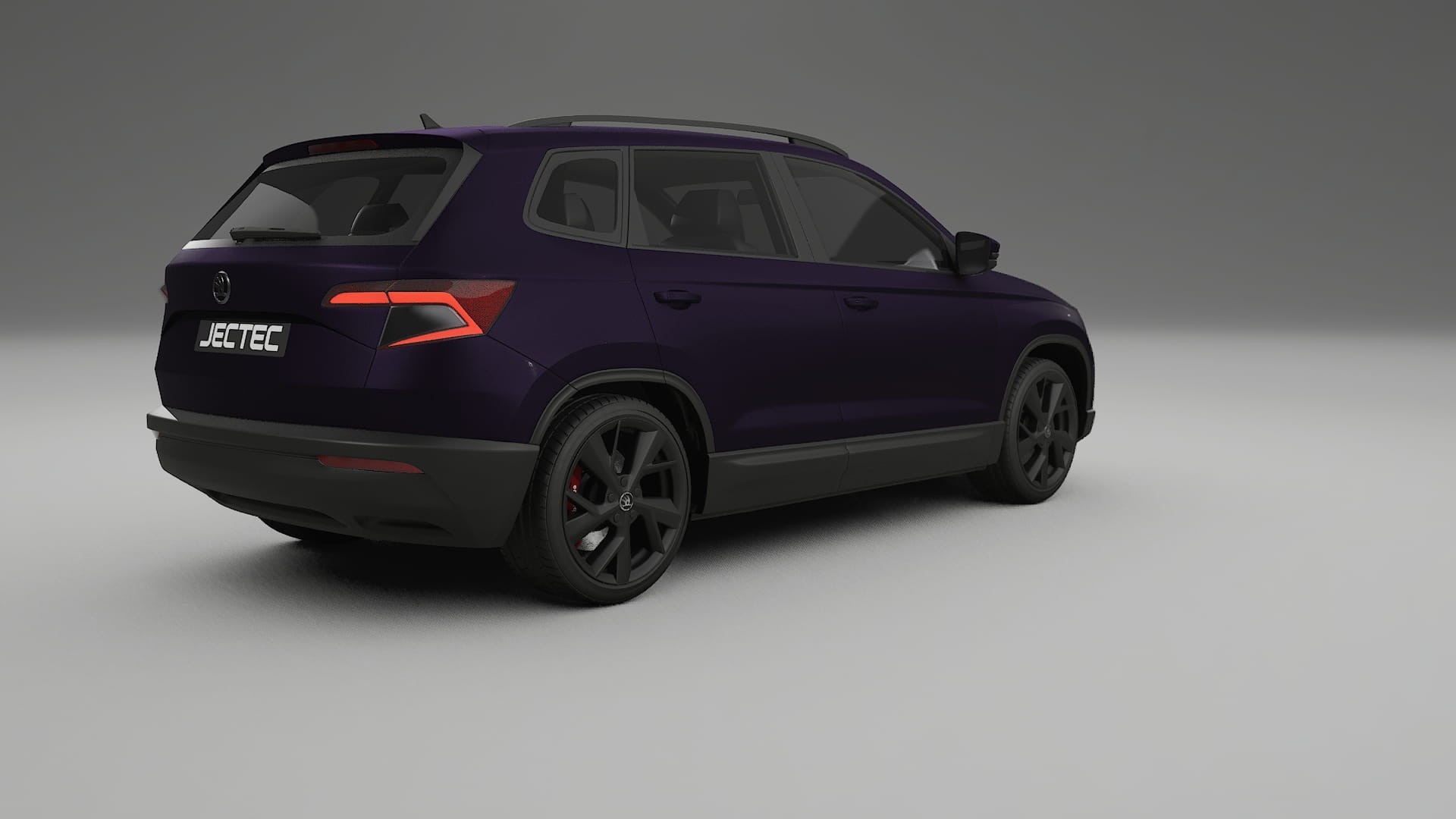 Škoda Karoq NU7 TPU Lackskyddsfilm | VIOLET Färgskiftande PPF – Komplett Förskuret Kit