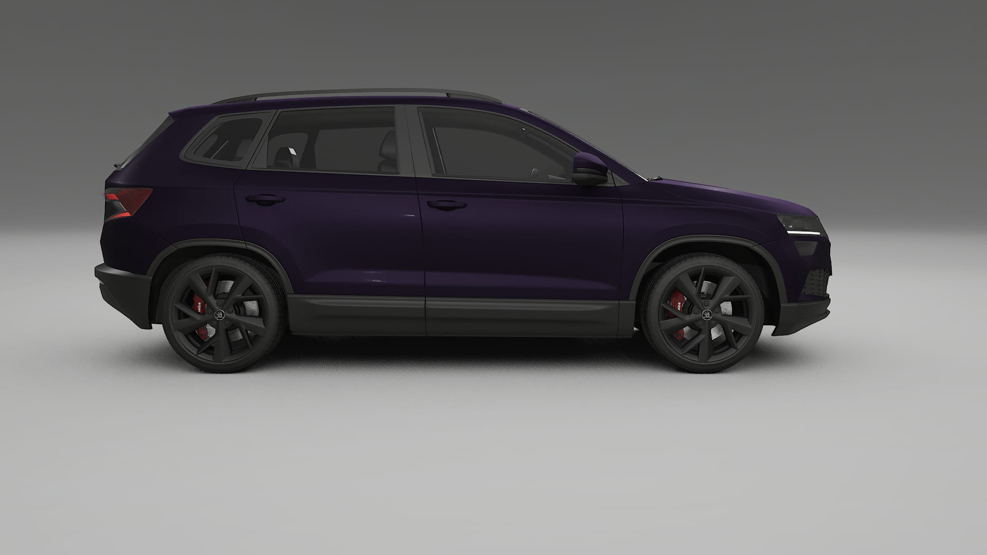 Škoda Karoq NU7 TPU Lackskyddsfilm | VIOLET Färgskiftande PPF – Komplett Förskuret Kit