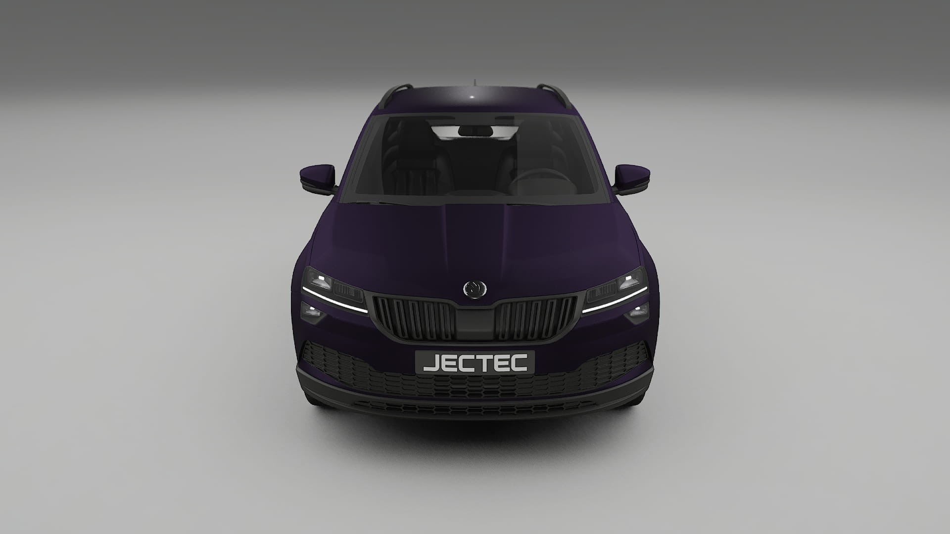Škoda Karoq NU7 TPU Lackskyddsfilm | VIOLET Färgskiftande PPF – Komplett Förskuret Kit