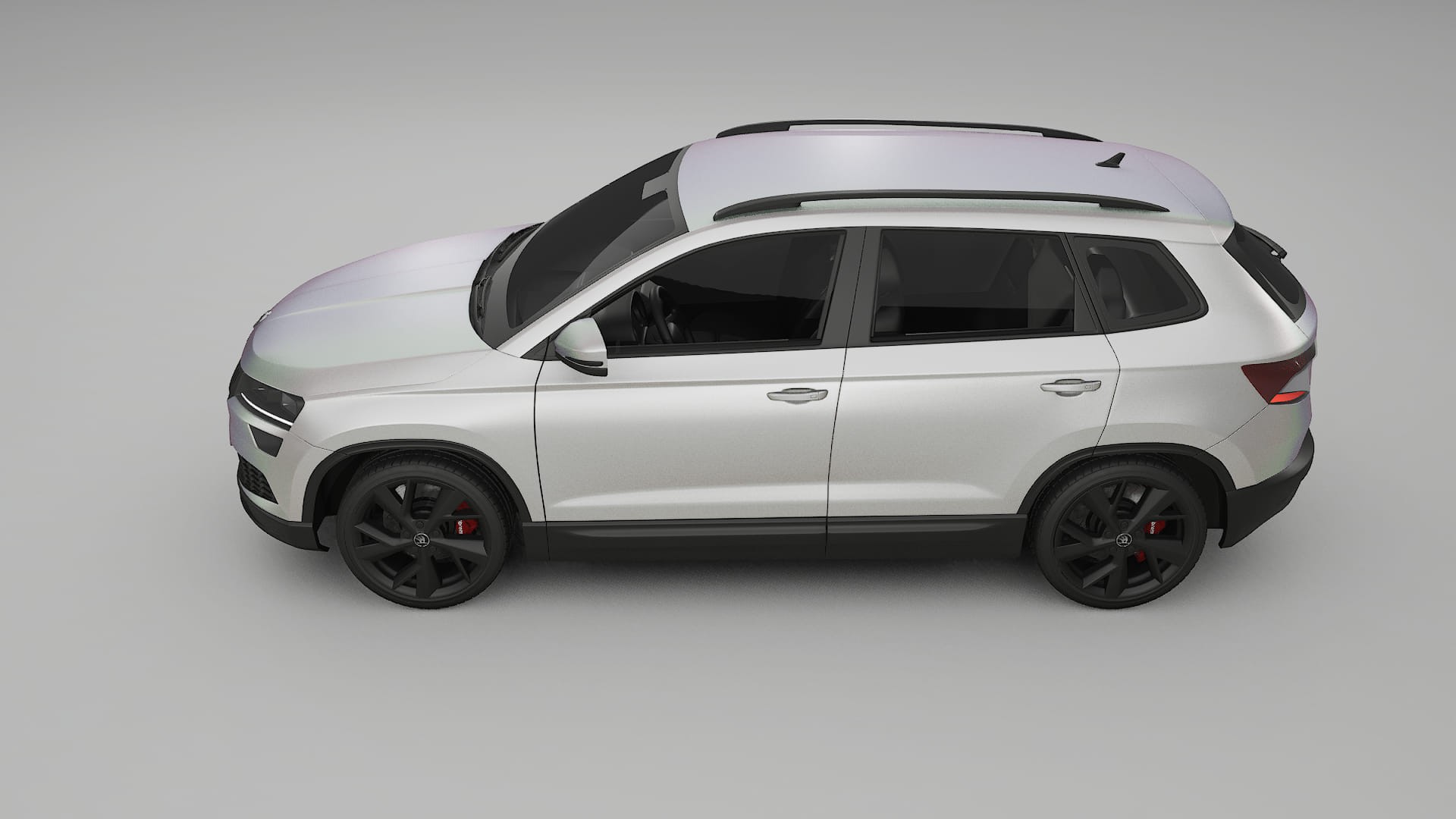 Škoda Karoq NU7 TPU Lackskyddsfilm | NEBULA Färgskiftande PPF – Komplett Förskuret Kit