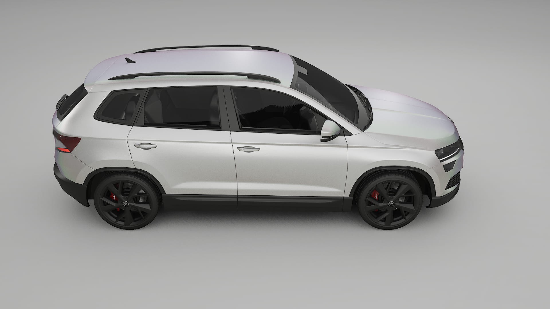 Škoda Karoq NU7 TPU Lackskyddsfilm | NEBULA Färgskiftande PPF – Komplett Förskuret Kit