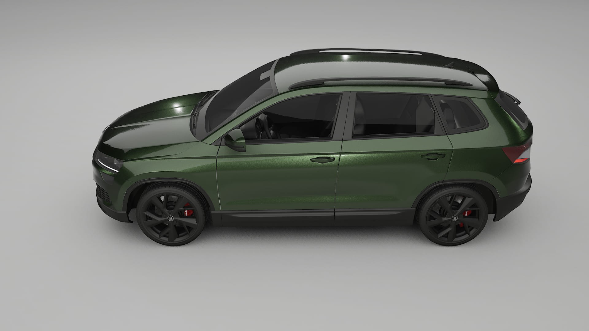 Škoda Karoq NU7 TPU Lackskyddsfilm | LAGOON Färgskiftande PPF – Komplett Förskuret Kit