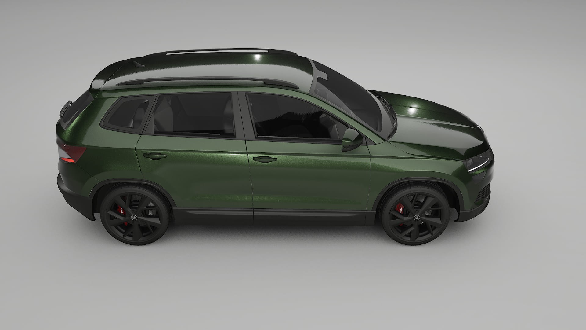 Škoda Karoq NU7 TPU Lackskyddsfilm | LAGOON Färgskiftande PPF – Komplett Förskuret Kit