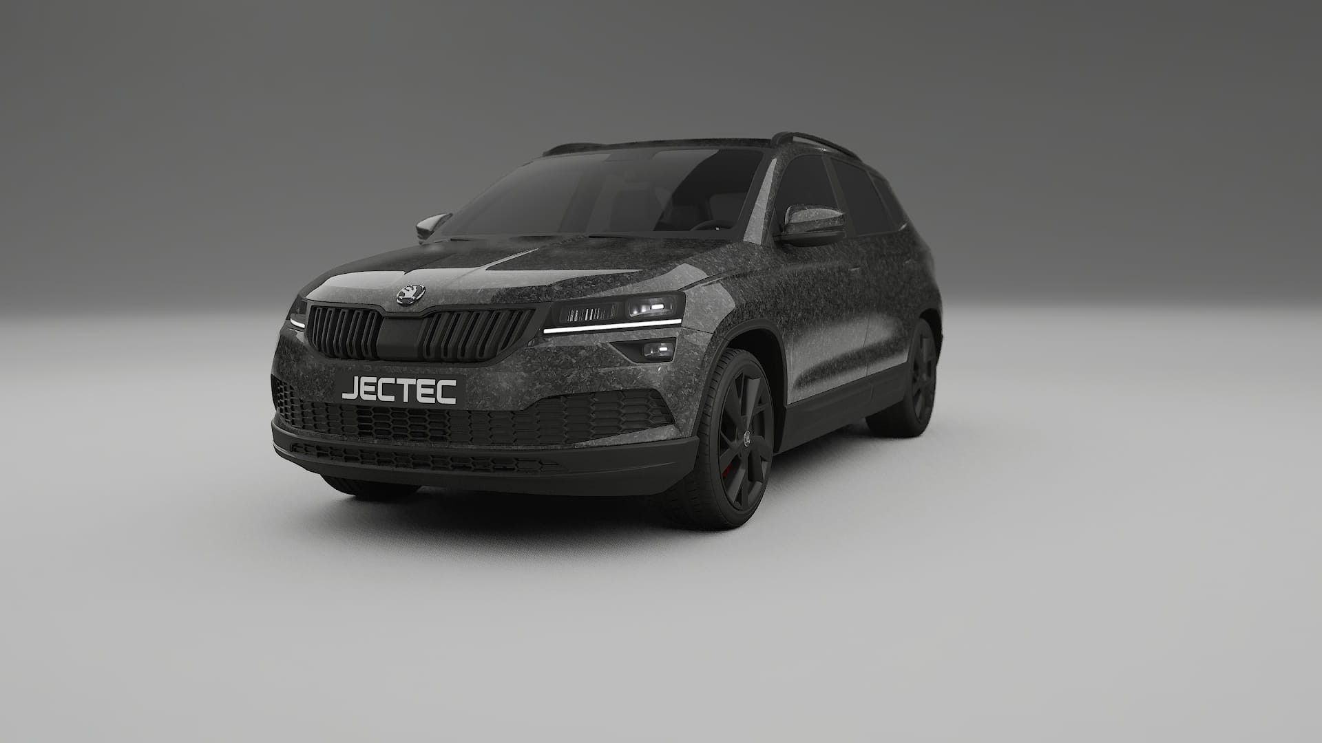 Škoda Karoq NU7 TPU Lackskyddsfilm | FORGED S Färgskiftande PPF – Komplett Förskuret Kit