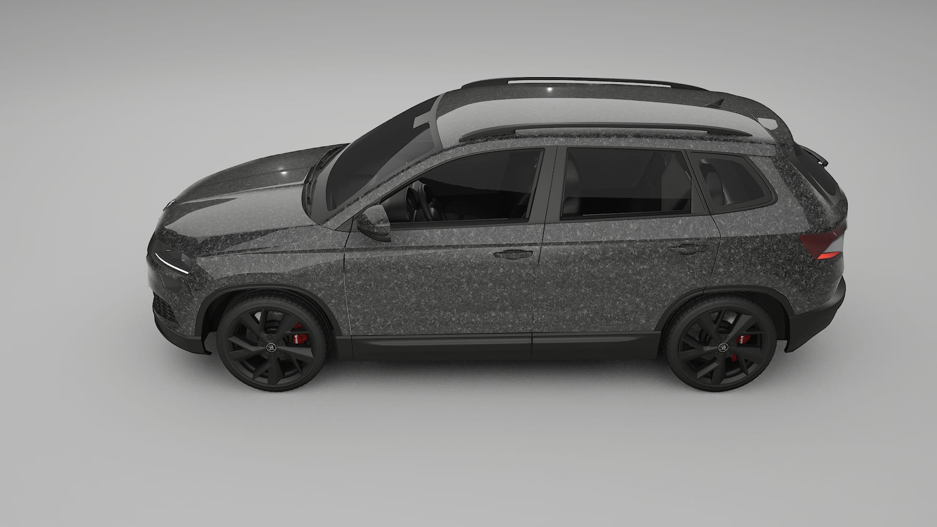 Škoda Karoq NU7 TPU Lackskyddsfilm | FORGED S Färgskiftande PPF – Komplett Förskuret Kit