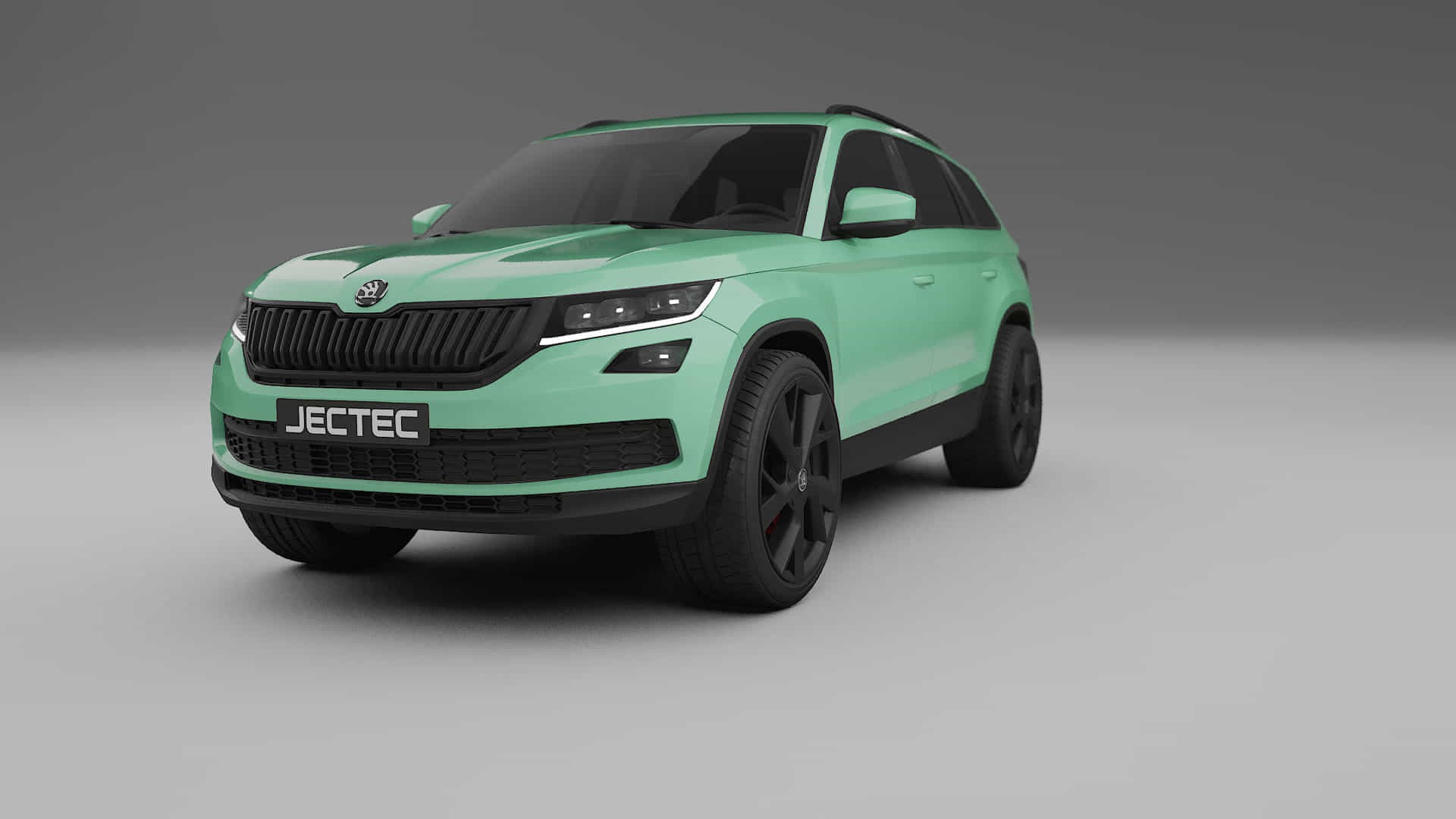 Škoda Kodiaq NS7 TPU Lackskyddsfilm | DUSTY Färgskiftande PPF – Komplett Förskuret Kit