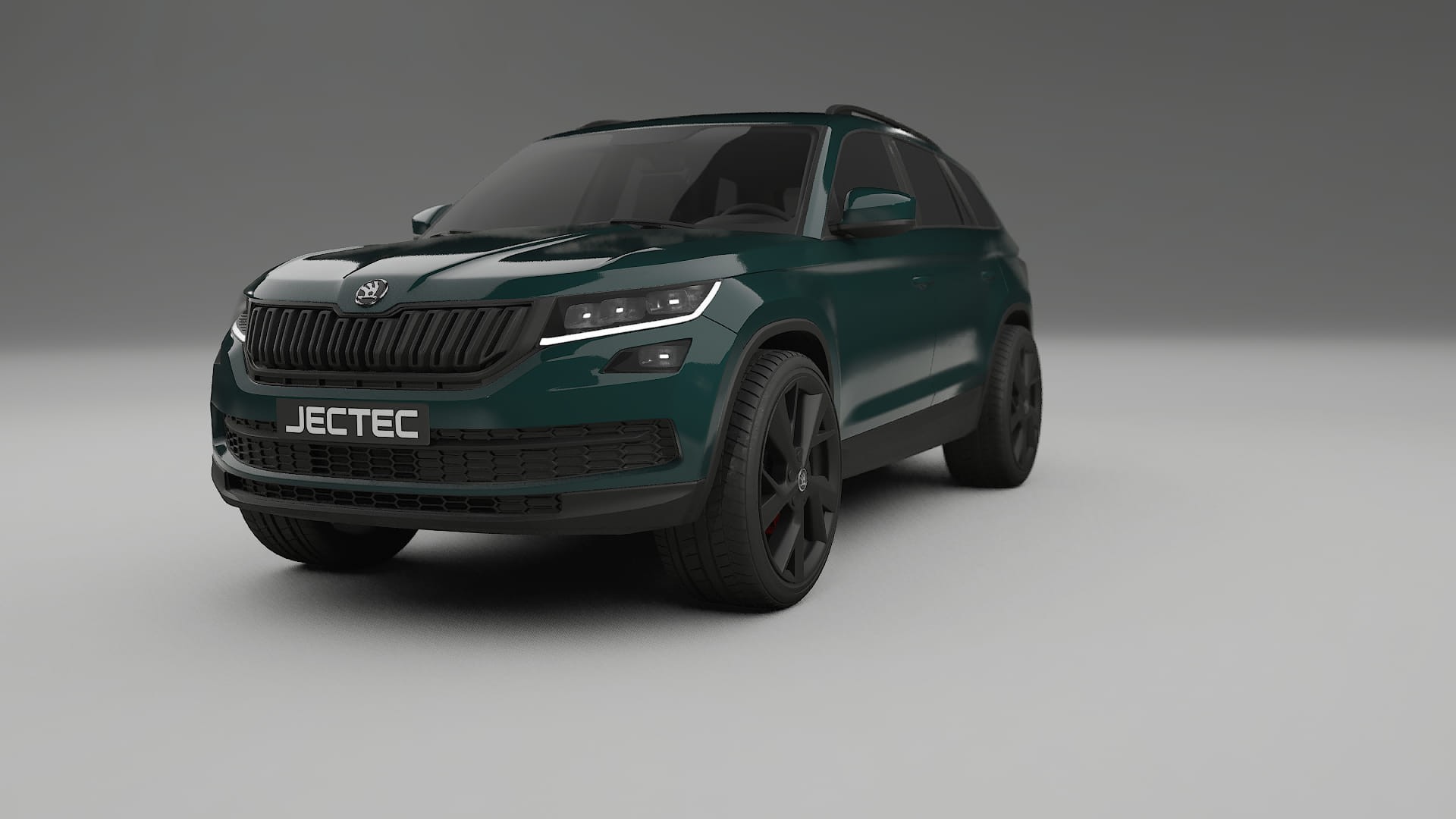 Škoda Kodiaq NS7 TPU Lackskyddsfilm | INFERNO Färgskiftande PPF – Komplett Förskuret Kit