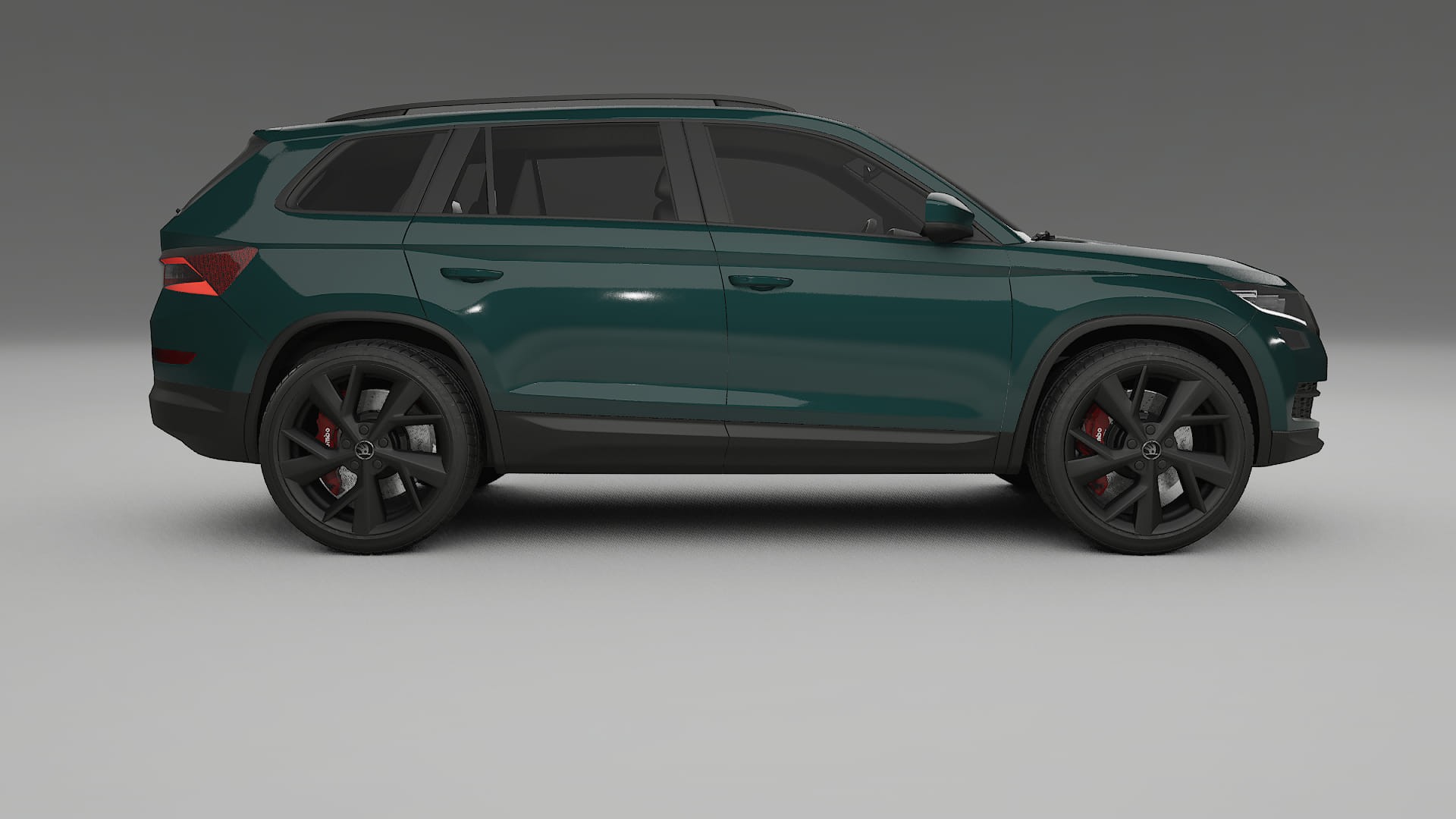 Škoda Kodiaq NS7 TPU Lackskyddsfilm | INFERNO Färgskiftande PPF – Komplett Förskuret Kit