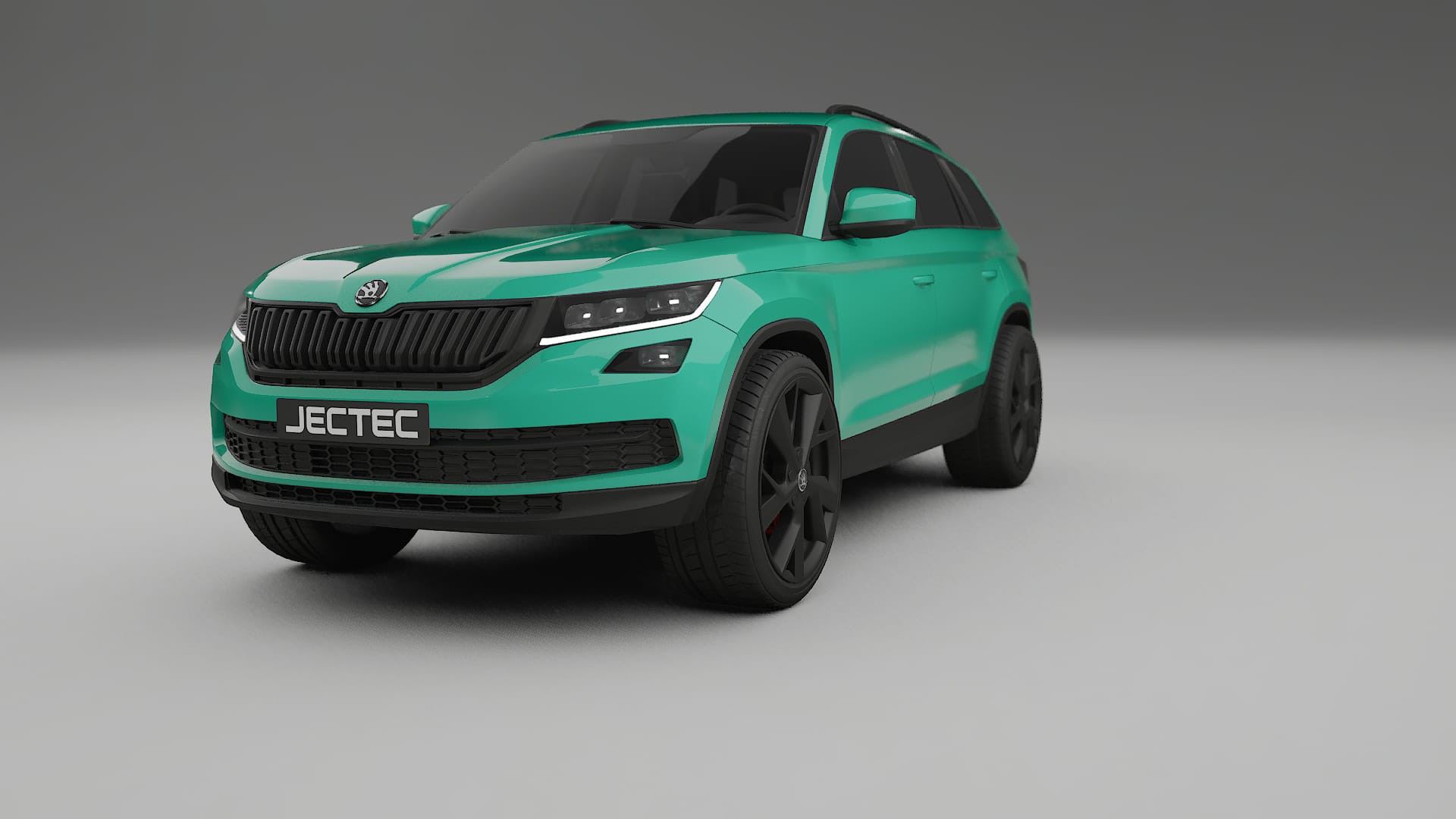 Škoda Kodiaq NS7 TPU Lackskyddsfilm | JEWEL Färgskiftande PPF – Komplett Förskuret Kit