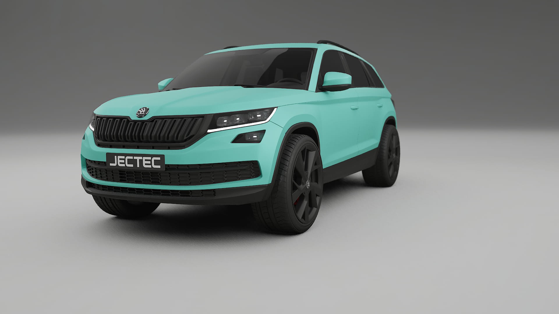 Škoda Kodiaq NS7 TPU Lackskyddsfilm | FROST Färgskiftande PPF – Komplett Förskuret Kit