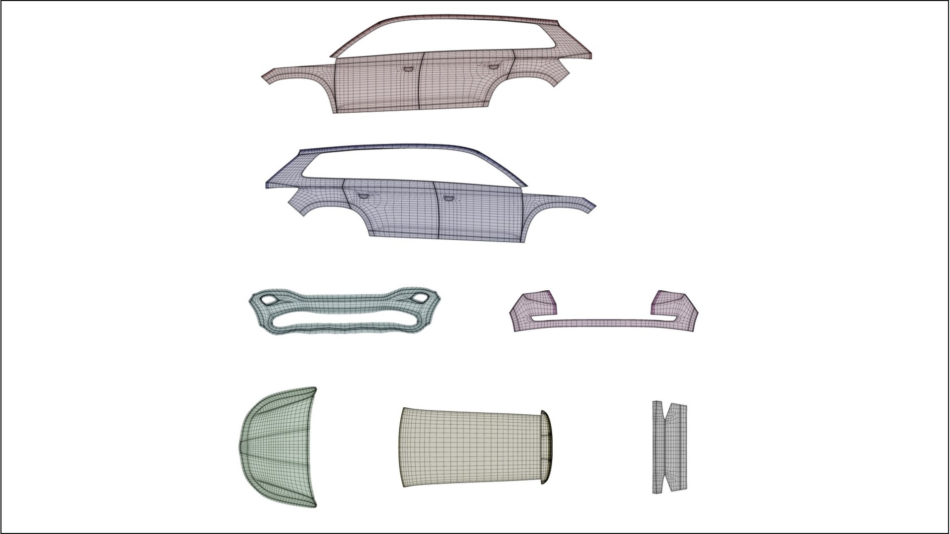 Škoda Kodiaq NS7 TPU Lackskyddsfilm | FROST Färgskiftande PPF – Komplett Förskuret Kit