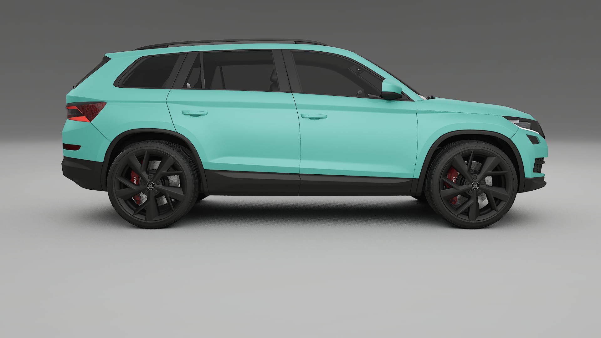 Škoda Kodiaq NS7 TPU Lackskyddsfilm | FROST Färgskiftande PPF – Komplett Förskuret Kit