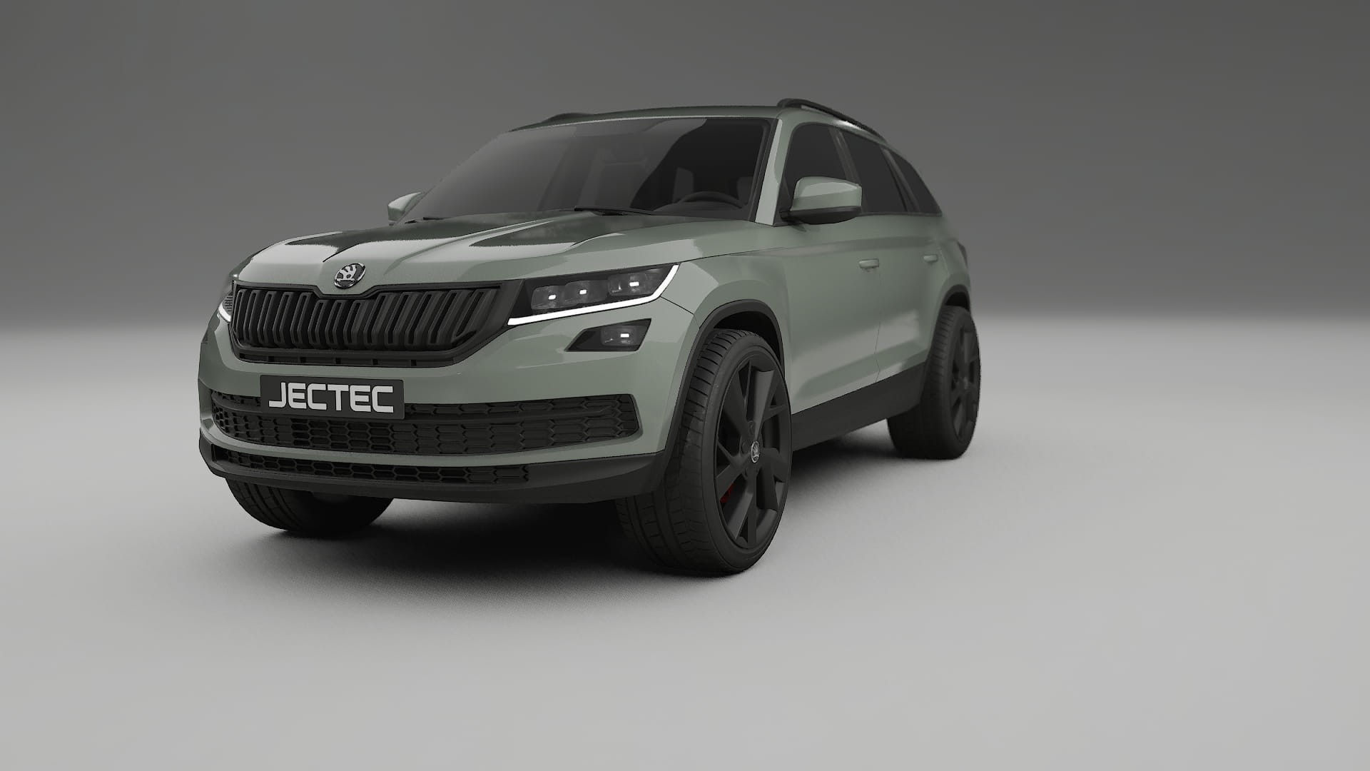 Škoda Kodiaq NS7 TPU Lackskyddsfilm | SLATE Färgskiftande PPF – Komplett Förskuret Kit