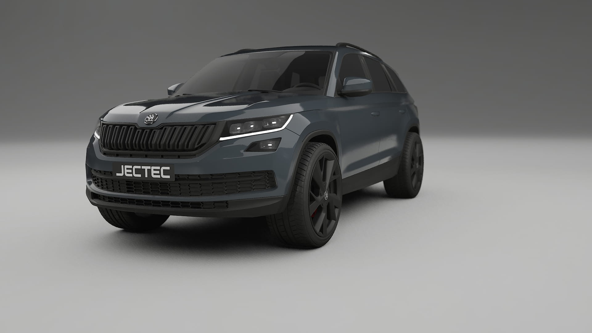 Škoda Kodiaq NS7 TPU Lackskyddsfilm | GRANITE Färgskiftande PPF – Komplett Förskuret Kit