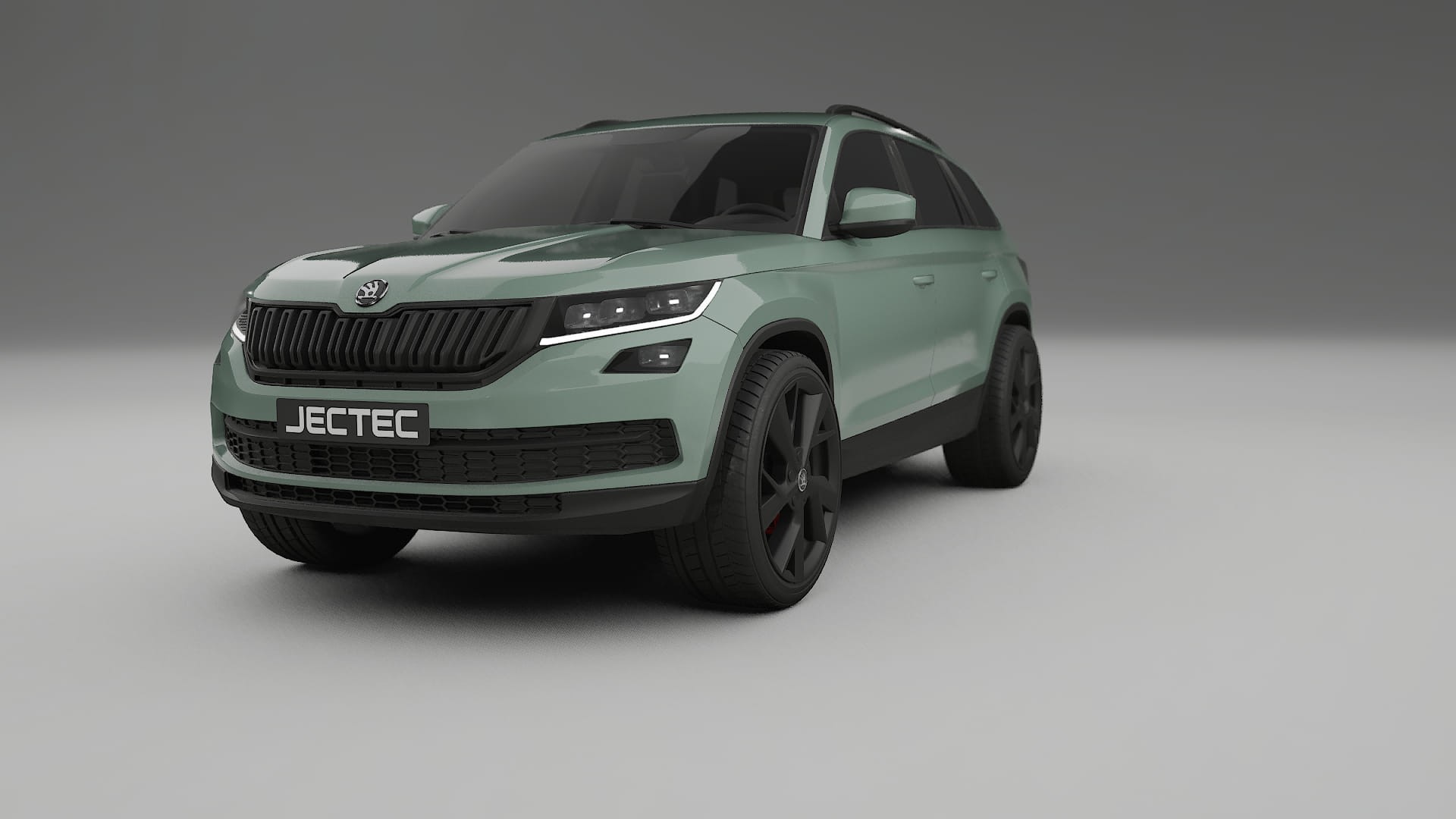 Škoda Kodiaq NS7 TPU Lackskyddsfilm | CINDER Färgskiftande PPF – Komplett Förskuret Kit