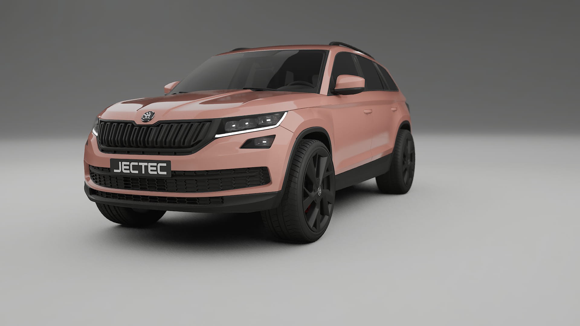 Škoda Kodiaq NS7 TPU Lackskyddsfilm | BLUSH Färgskiftande PPF – Komplett Förskuret Kit