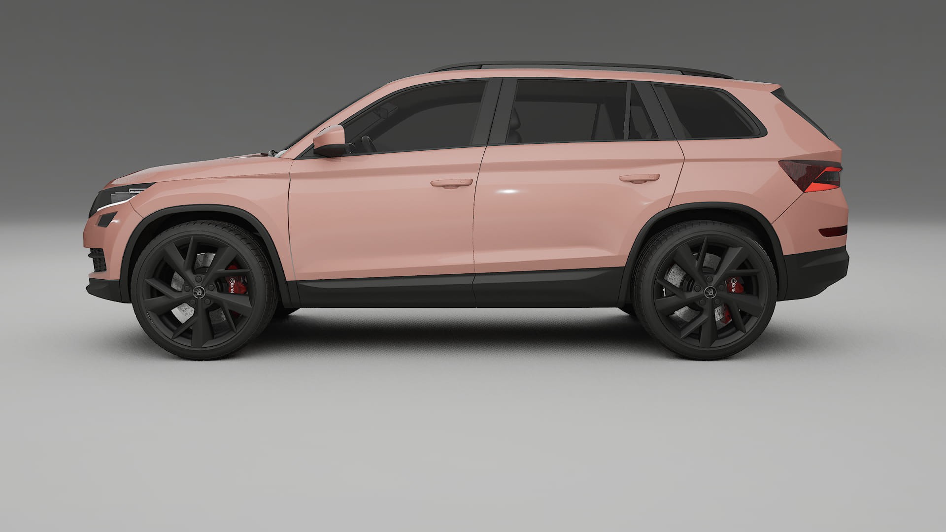 Škoda Kodiaq NS7 TPU Lackskyddsfilm | BLUSH Färgskiftande PPF – Komplett Förskuret Kit