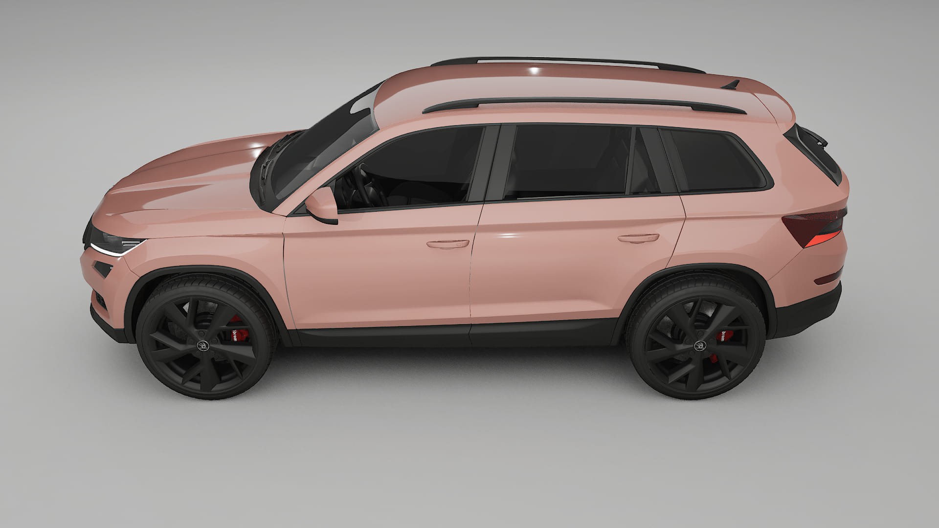 Škoda Kodiaq NS7 TPU Lackskyddsfilm | BLUSH Färgskiftande PPF – Komplett Förskuret Kit