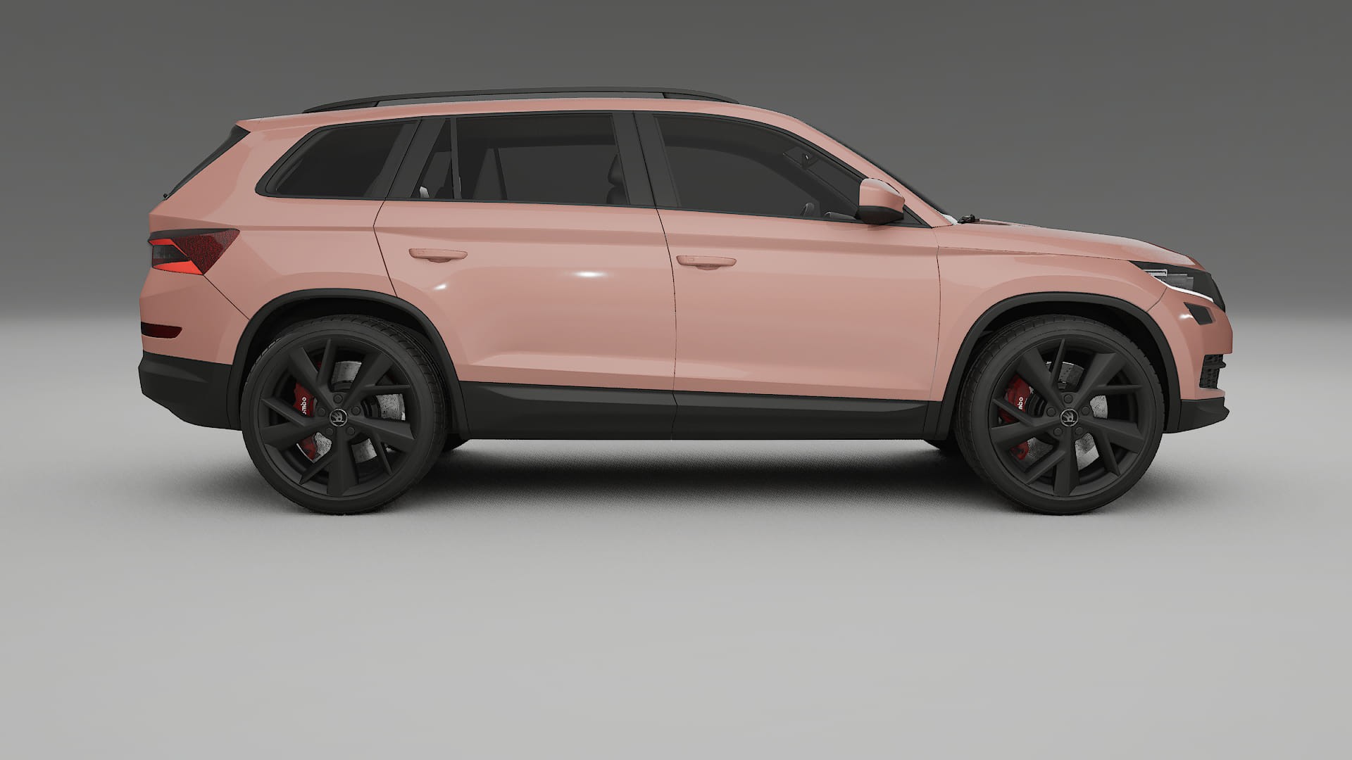 Škoda Kodiaq NS7 TPU Lackskyddsfilm | BLUSH Färgskiftande PPF – Komplett Förskuret Kit