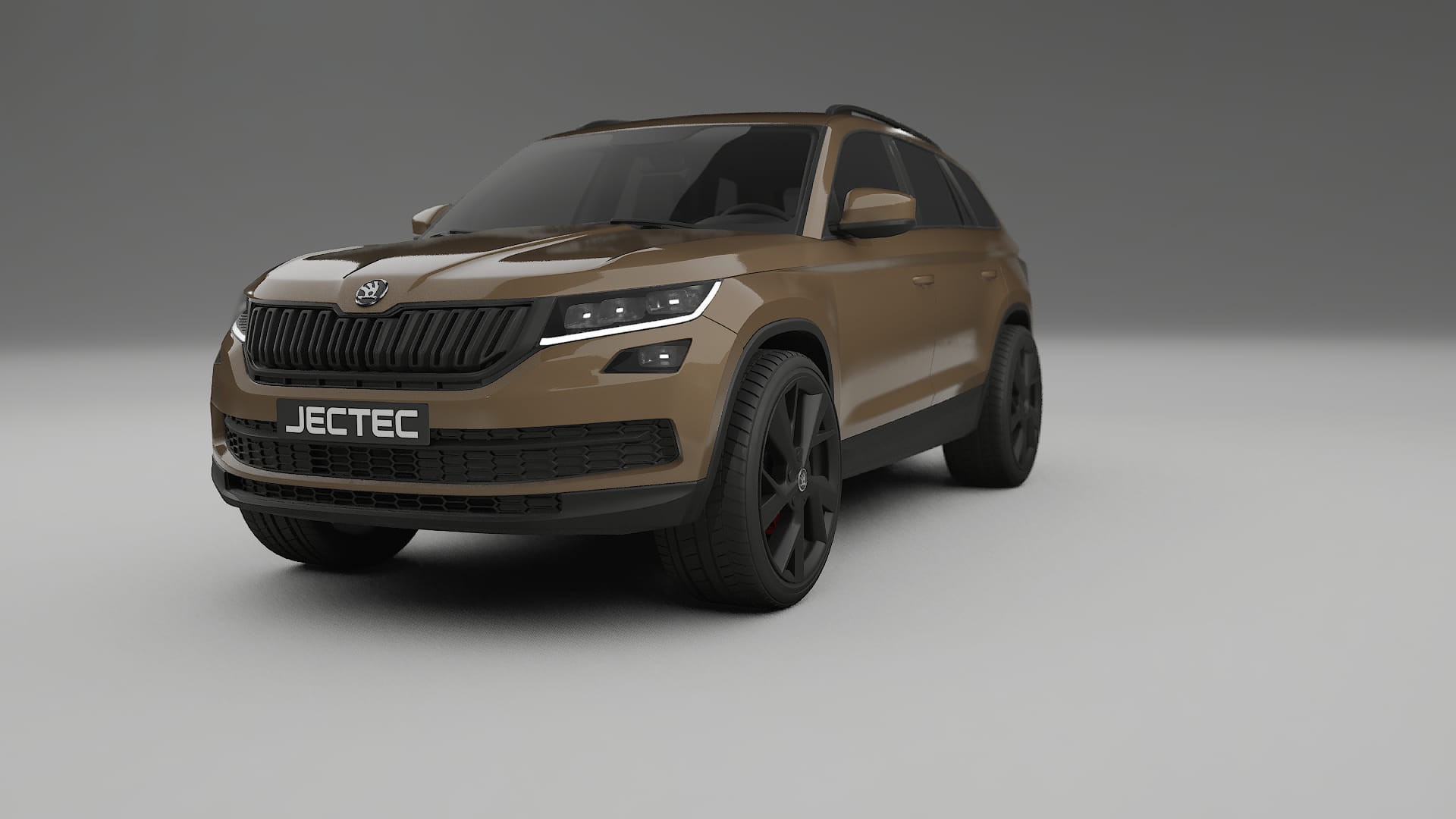 Škoda Kodiaq NS7 TPU Lackskyddsfilm | SAHARA Färgskiftande PPF – Komplett Förskuret Kit