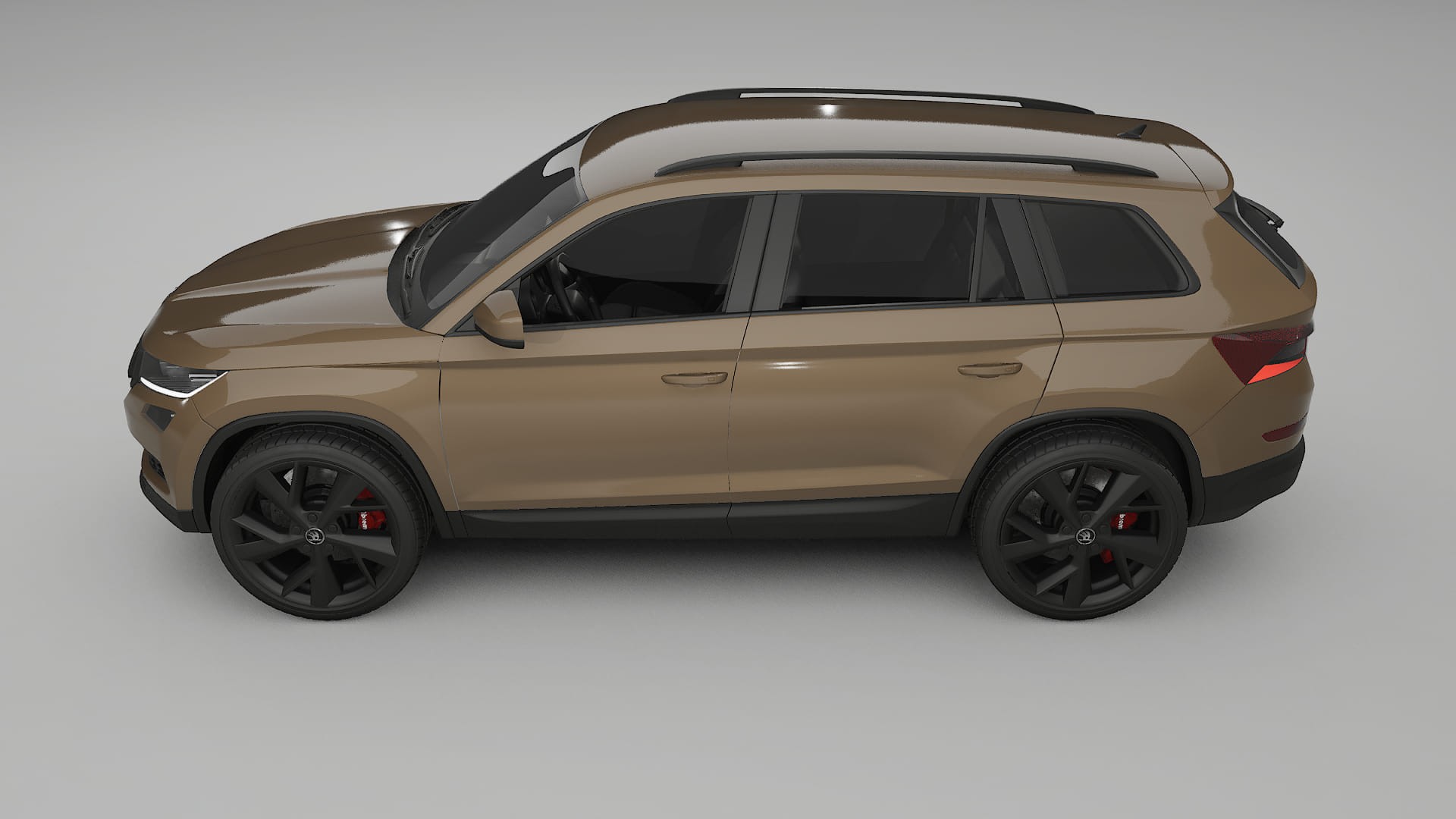 Škoda Kodiaq NS7 TPU Lackskyddsfilm | SAHARA Färgskiftande PPF – Komplett Förskuret Kit