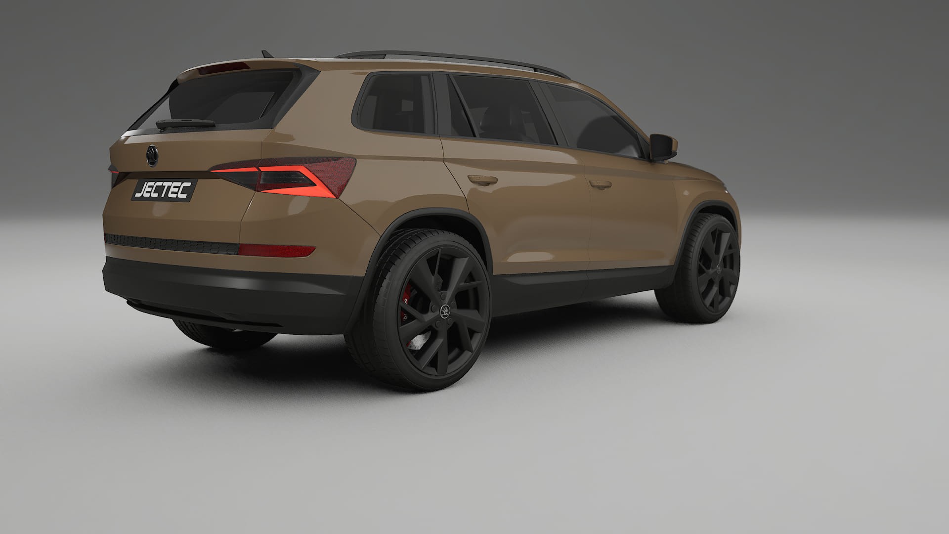 Škoda Kodiaq NS7 TPU Lackskyddsfilm | SAHARA Färgskiftande PPF – Komplett Förskuret Kit