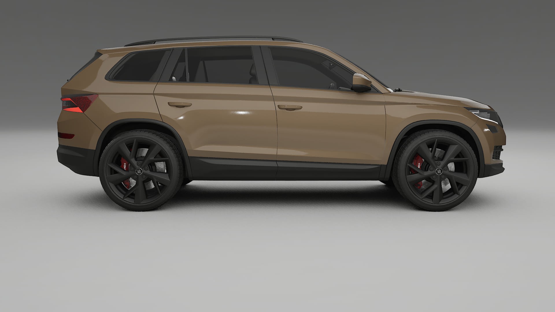 Škoda Kodiaq NS7 TPU Lackskyddsfilm | SAHARA Färgskiftande PPF – Komplett Förskuret Kit