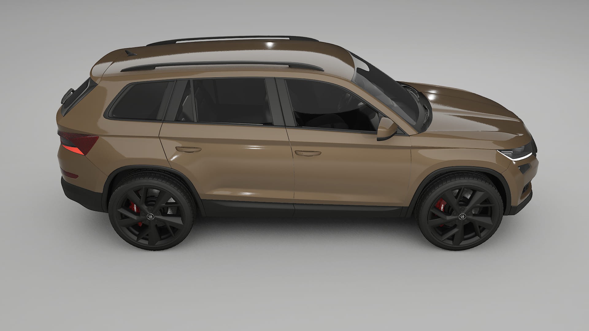 Škoda Kodiaq NS7 TPU Lackskyddsfilm | SAHARA Färgskiftande PPF – Komplett Förskuret Kit