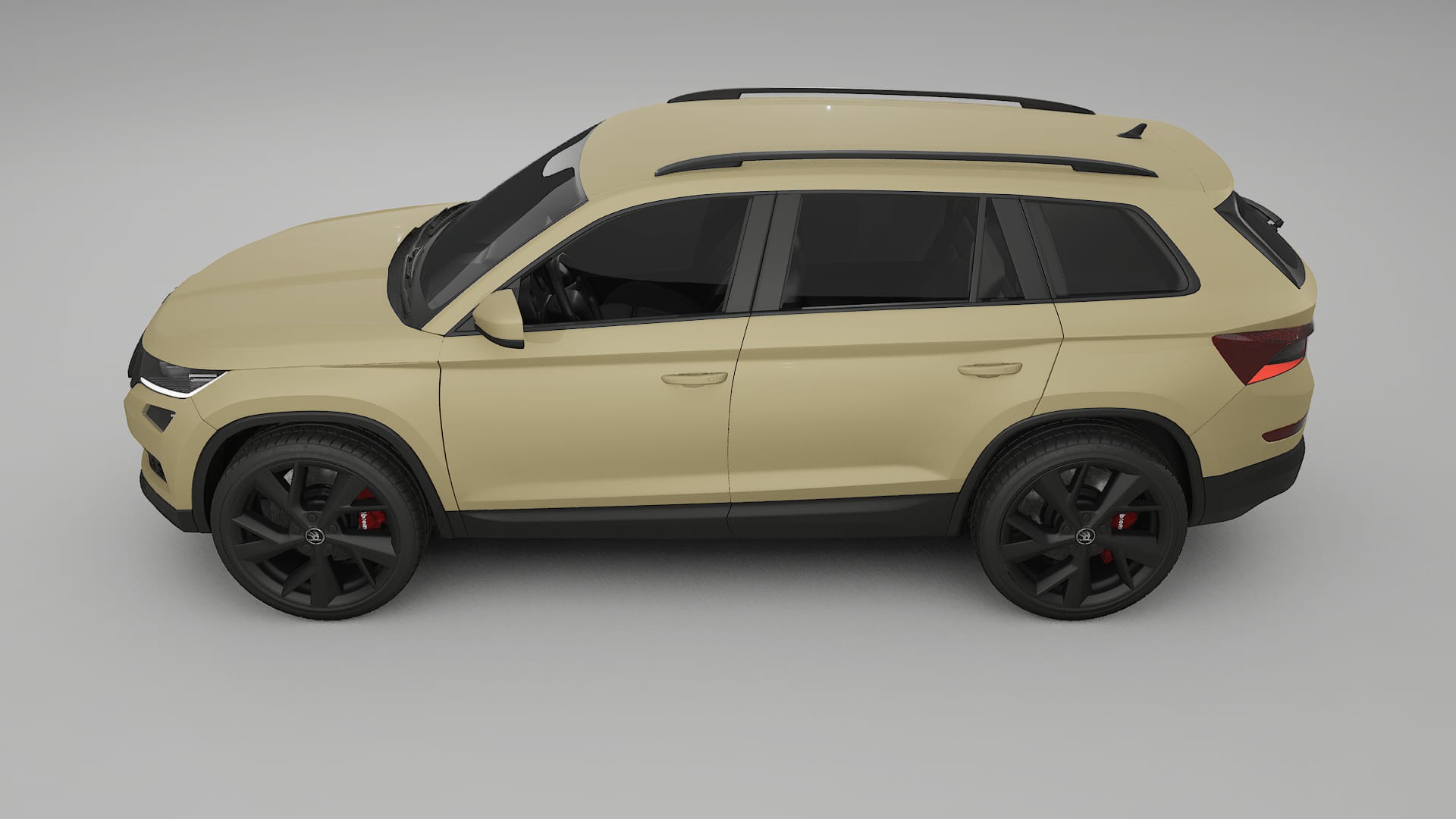 Škoda Kodiaq NS7 TPU Lackskyddsfilm | SAND Färgskiftande PPF – Komplett Förskuret Kit