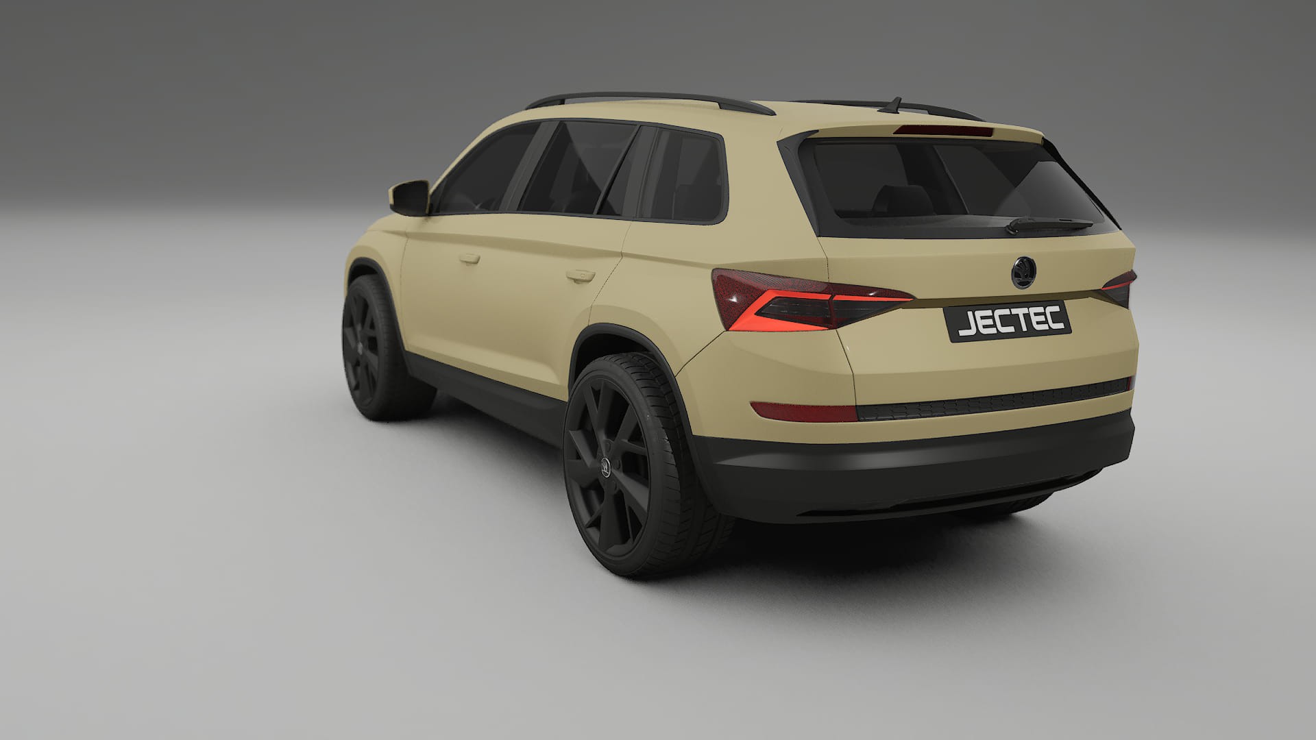 Škoda Kodiaq NS7 TPU Lackskyddsfilm | SAND Färgskiftande PPF – Komplett Förskuret Kit