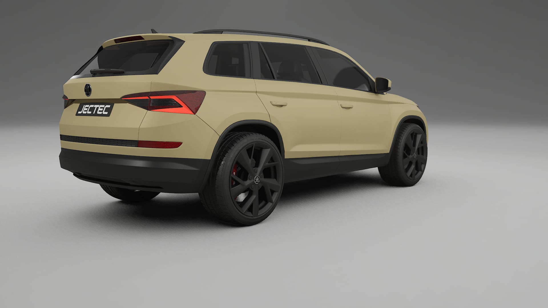 Škoda Kodiaq NS7 TPU Lackskyddsfilm | SAND Färgskiftande PPF – Komplett Förskuret Kit